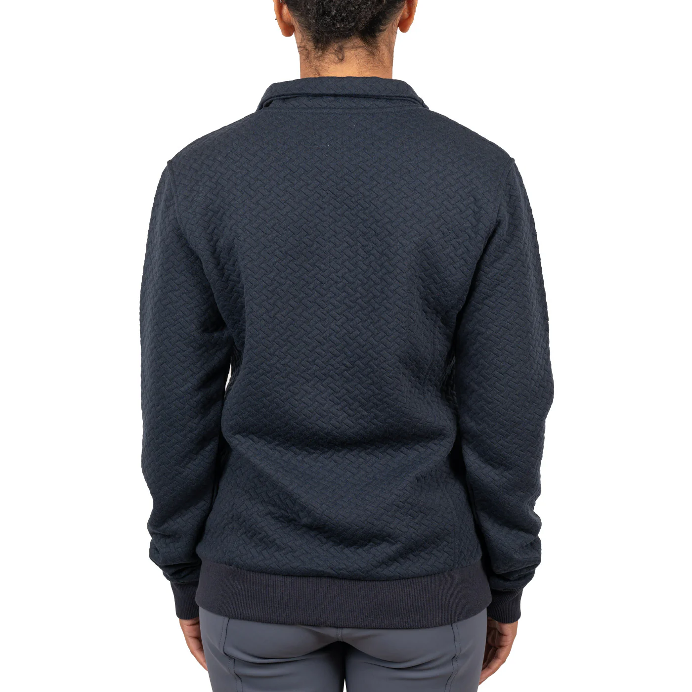 Aerion Adelia Quarter Zip Quilt Sweatshirt - Image 3