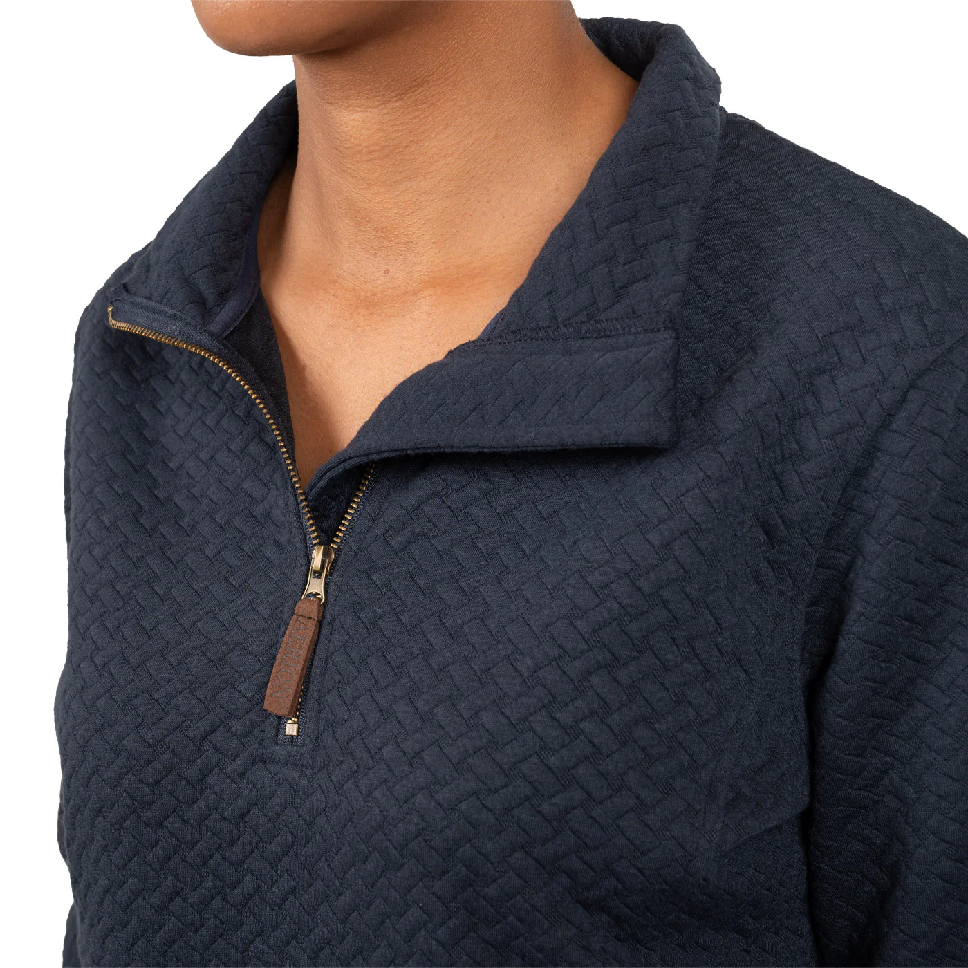 Aerion Adelia Quarter Zip Quilt Sweatshirt - Image 5
