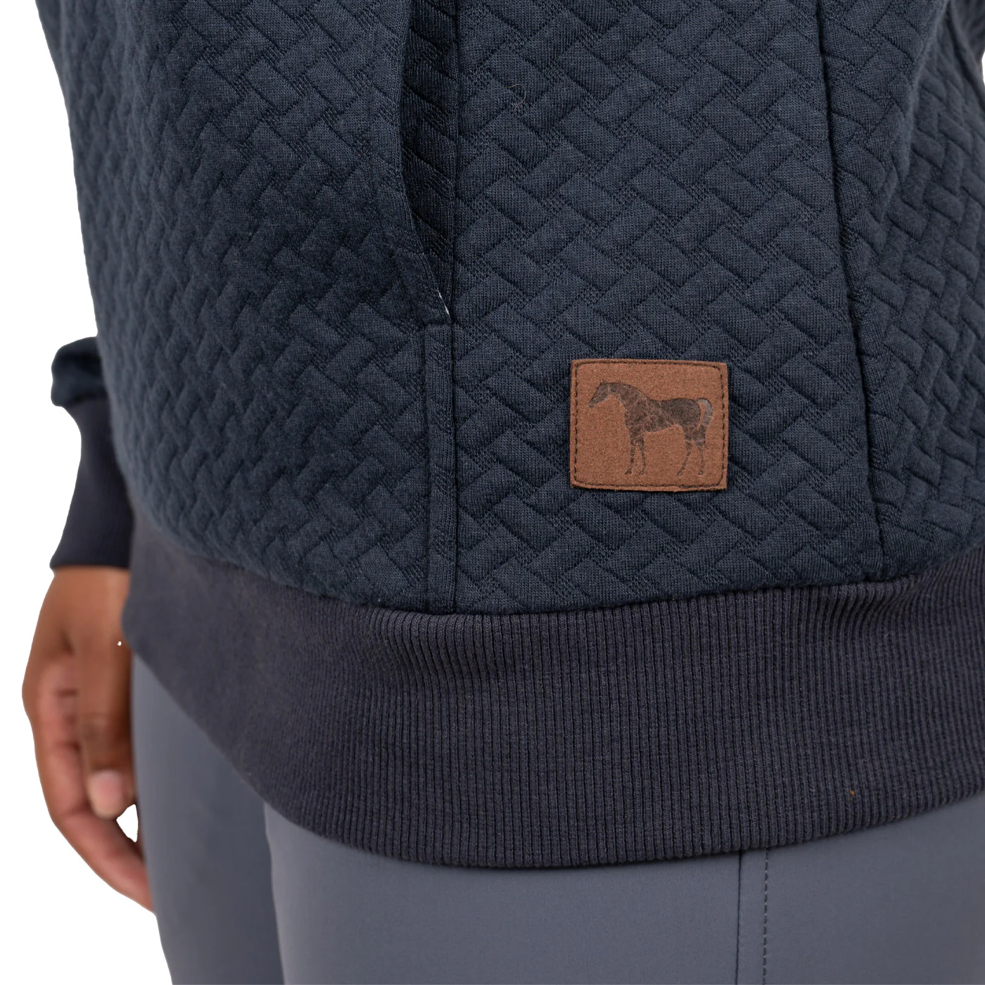Aerion Adelia Quarter Zip Quilt Sweatshirt - Image 6
