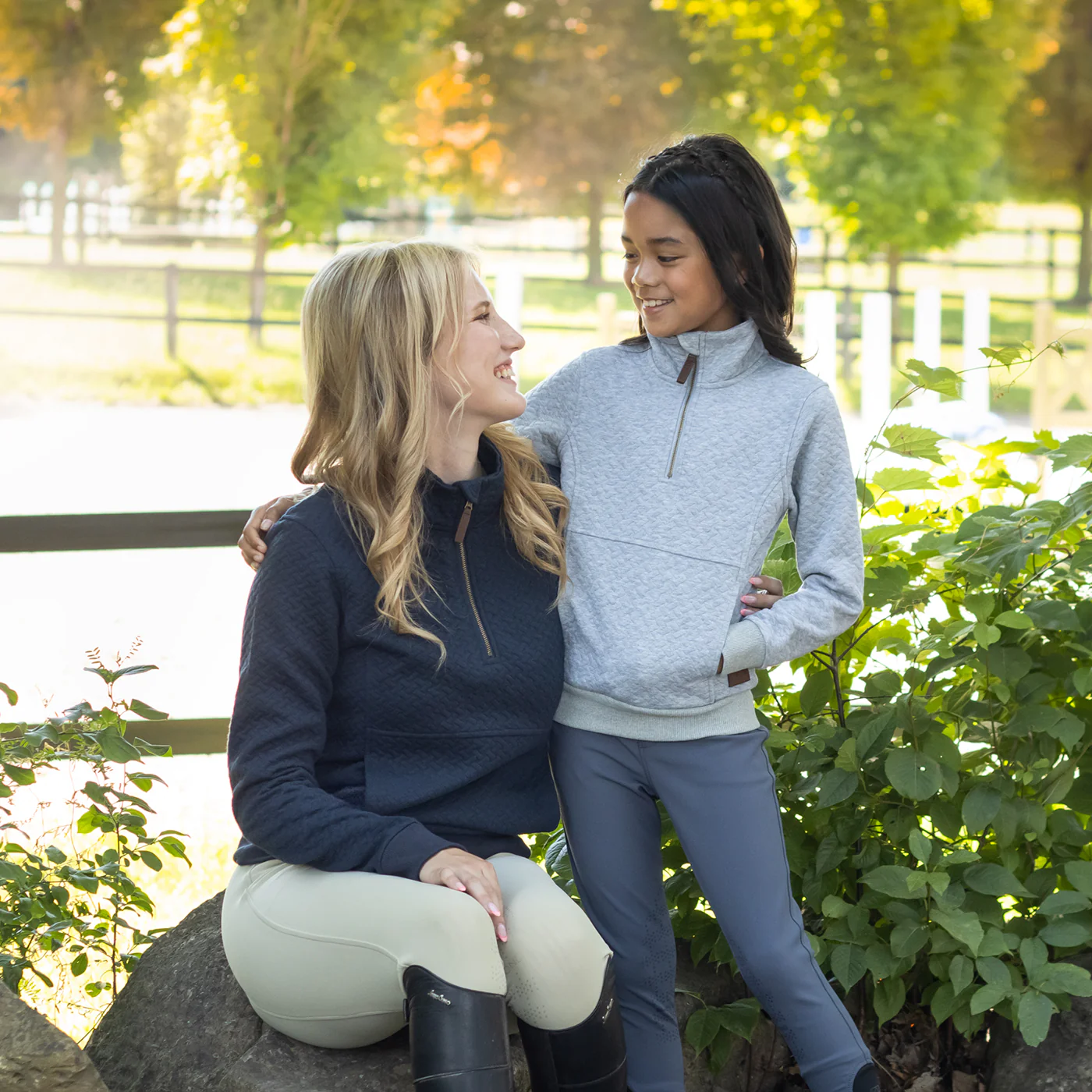 Aerion Adelia Quarter Zip Quilt Sweatshirt - Kids' - Image 4