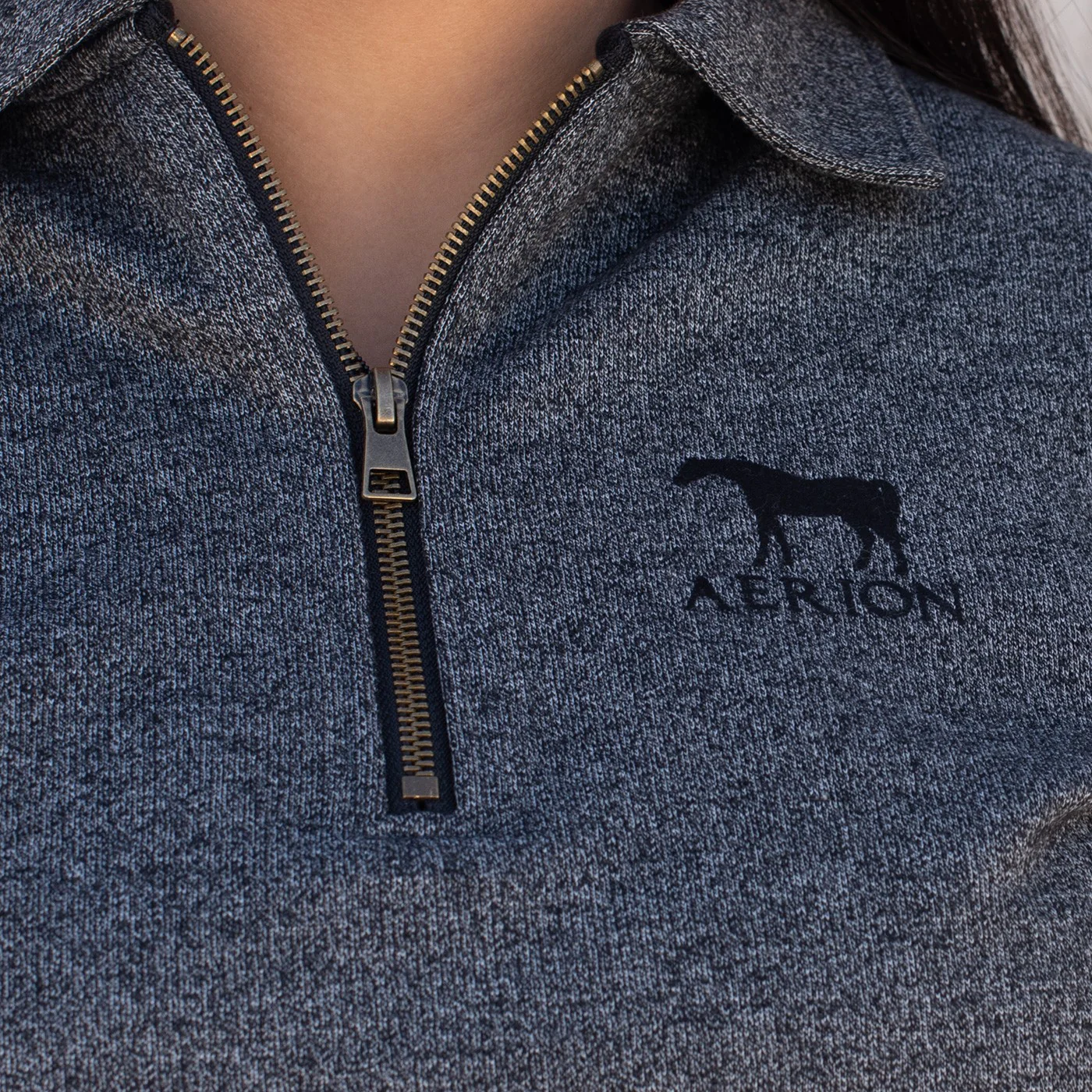 Aerion Equestrian Quarter Zip Polo Sweatshirt - Image 11