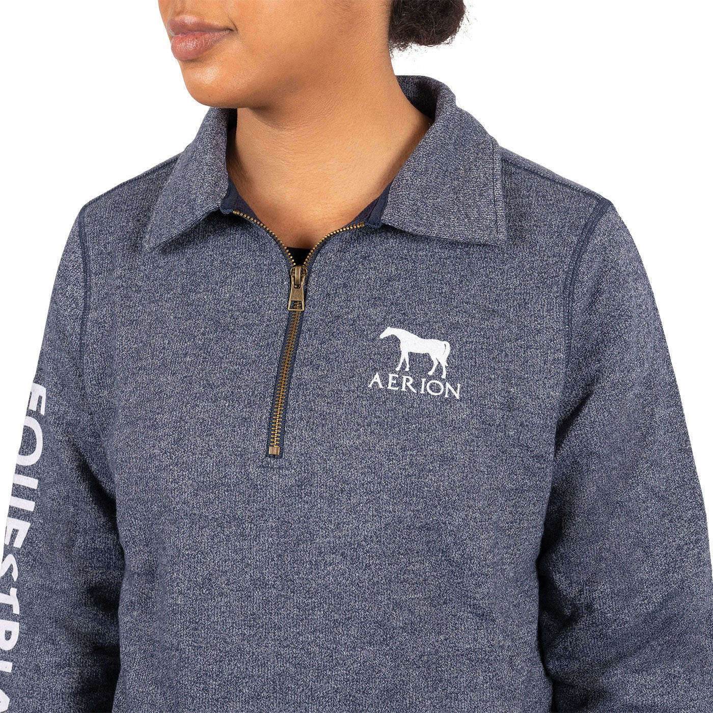 Aerion Equestrian Quarter Zip Polo Sweatshirt - Image 18