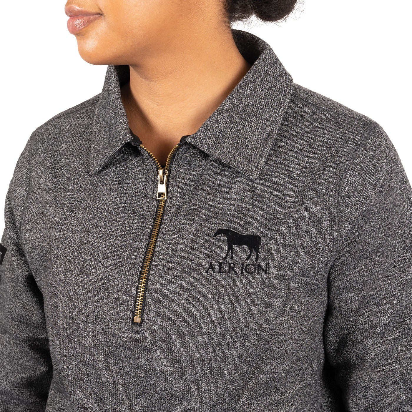 Aerion Equestrian Quarter Zip Polo Sweatshirt - Image 6