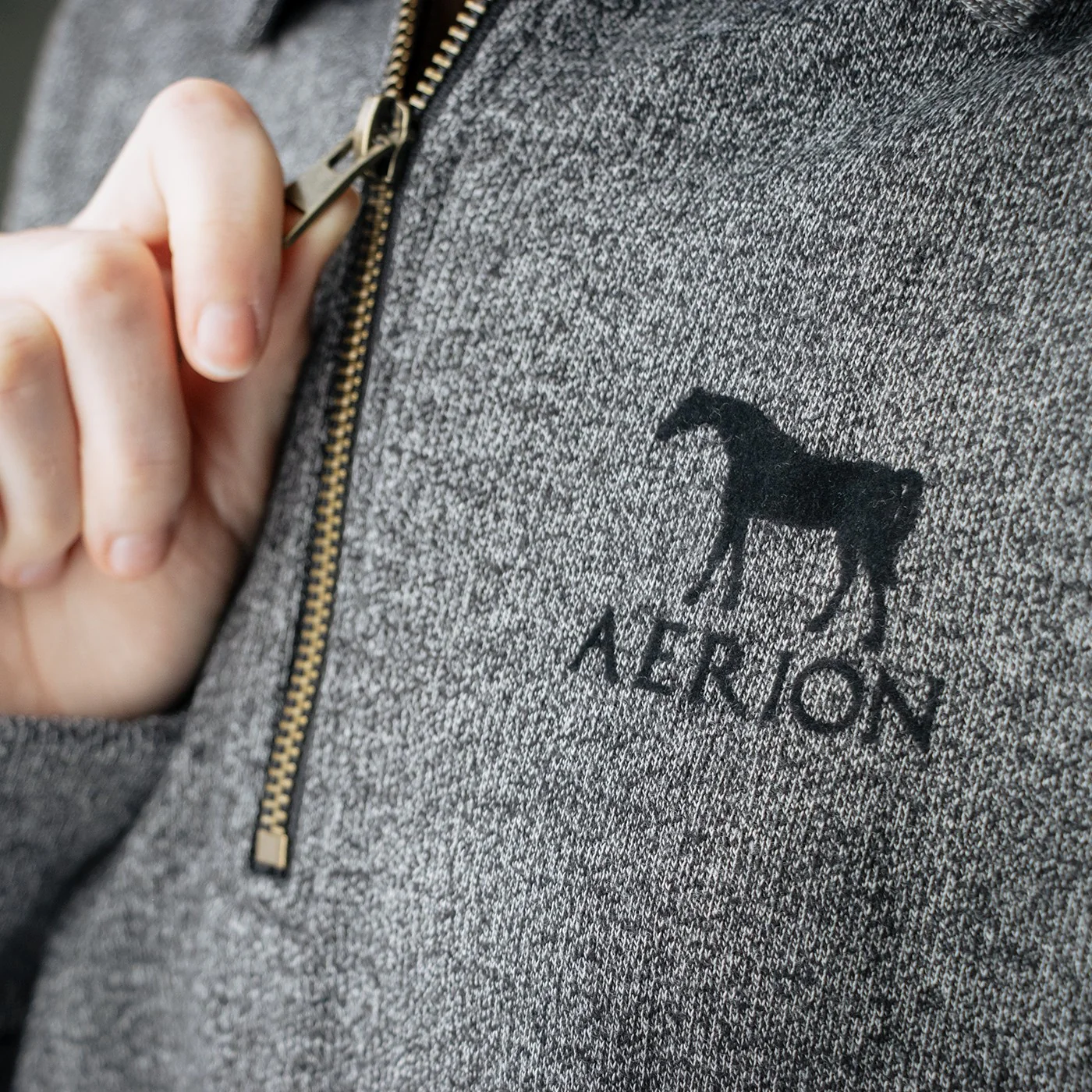 Aerion Equestrian Quarter Zip Polo Sweatshirt - Image 9