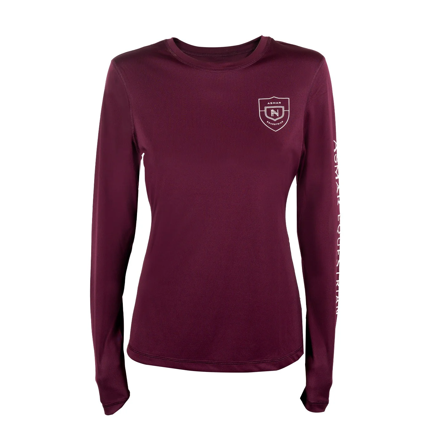 Asmar Equestrian Sustainable Long Sleeve Logo Tee - Image 3