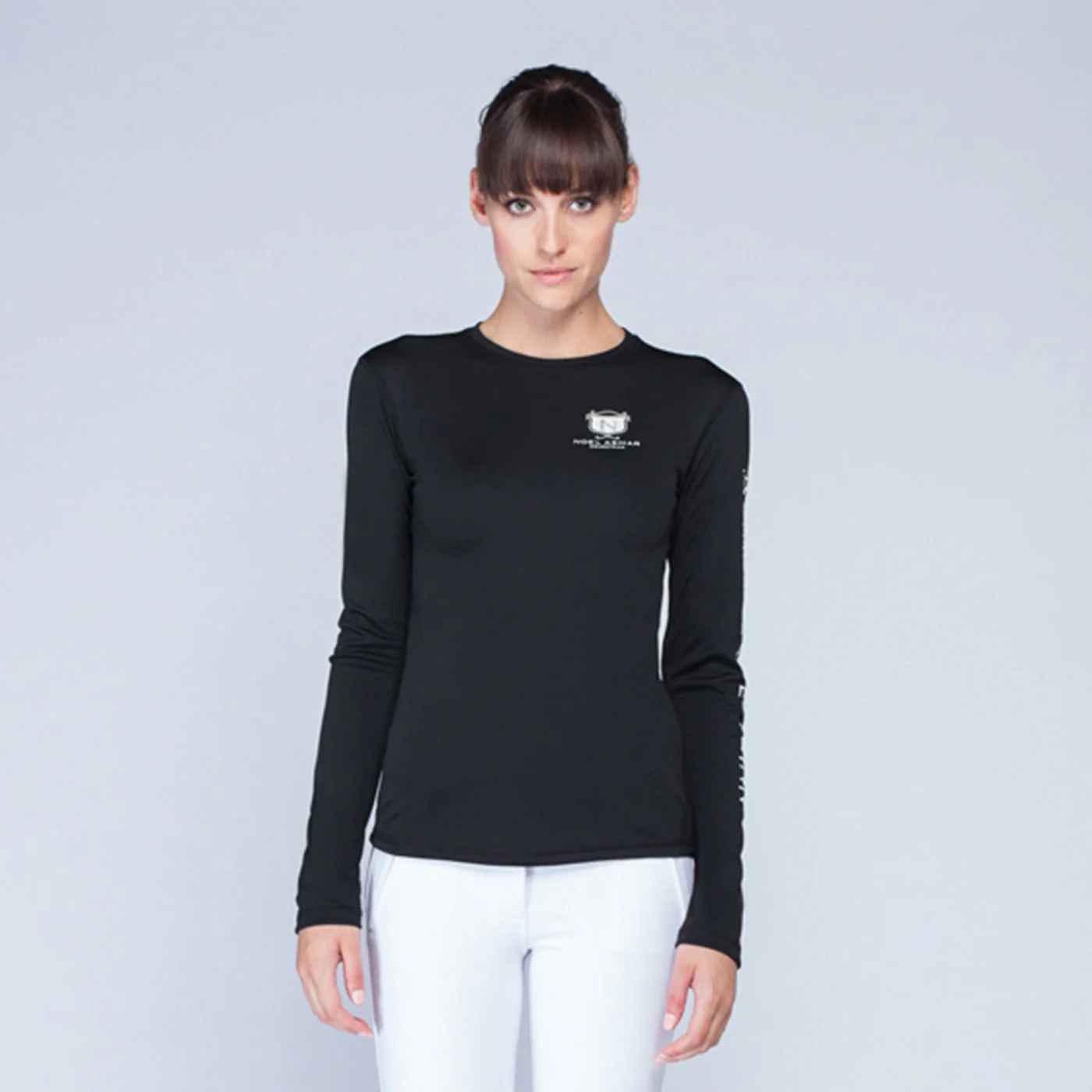 Asmar Equestrian Sustainable Long Sleeve Logo Tee - Image 5