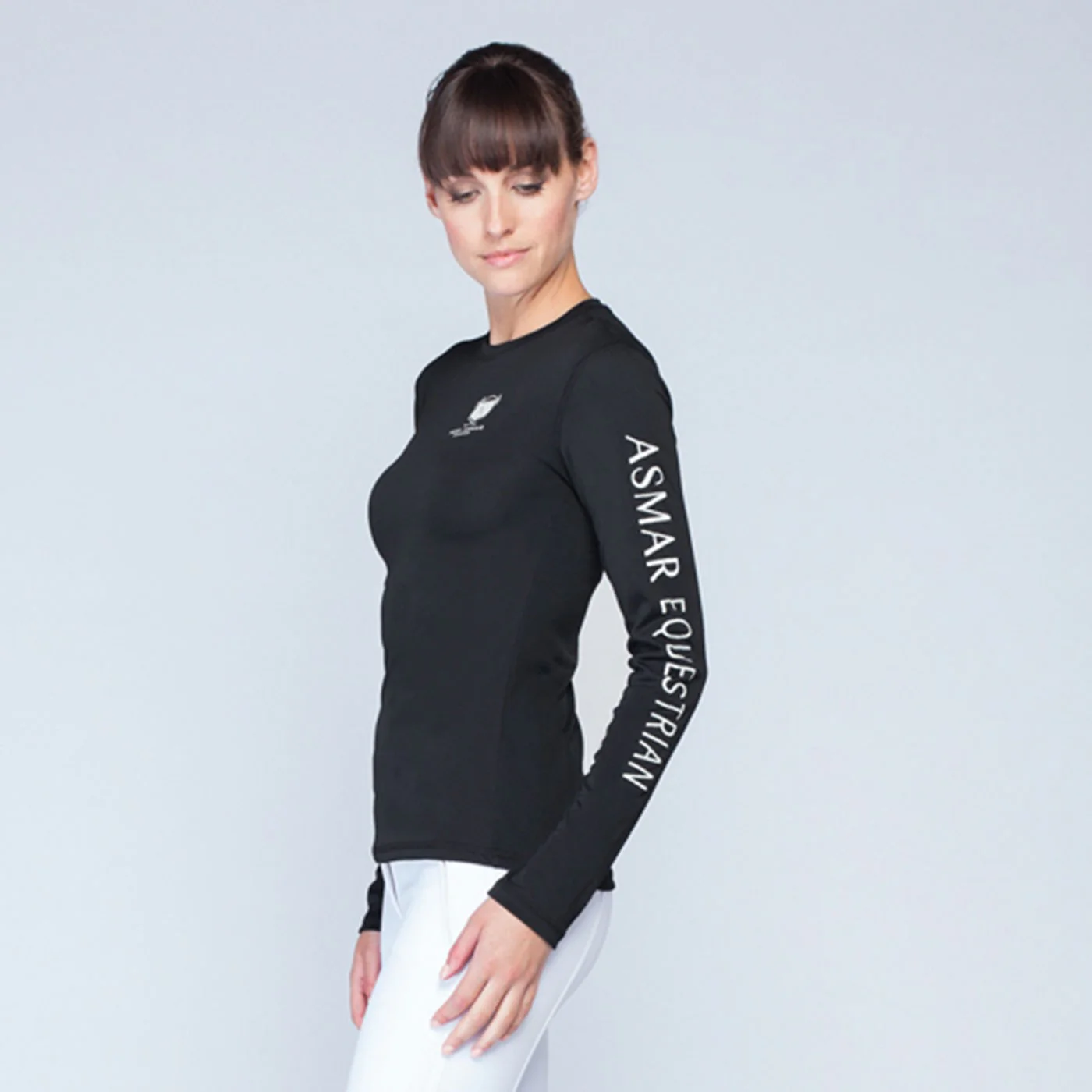 Asmar Equestrian Sustainable Long Sleeve Logo Tee - Image 6