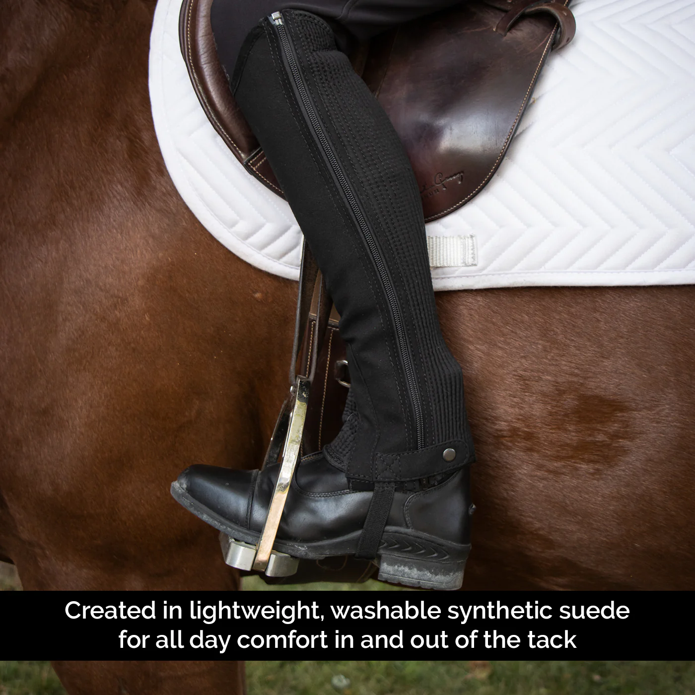 Auken FitMe Triumph Synthetic Half Chaps - Kids' - Image 3