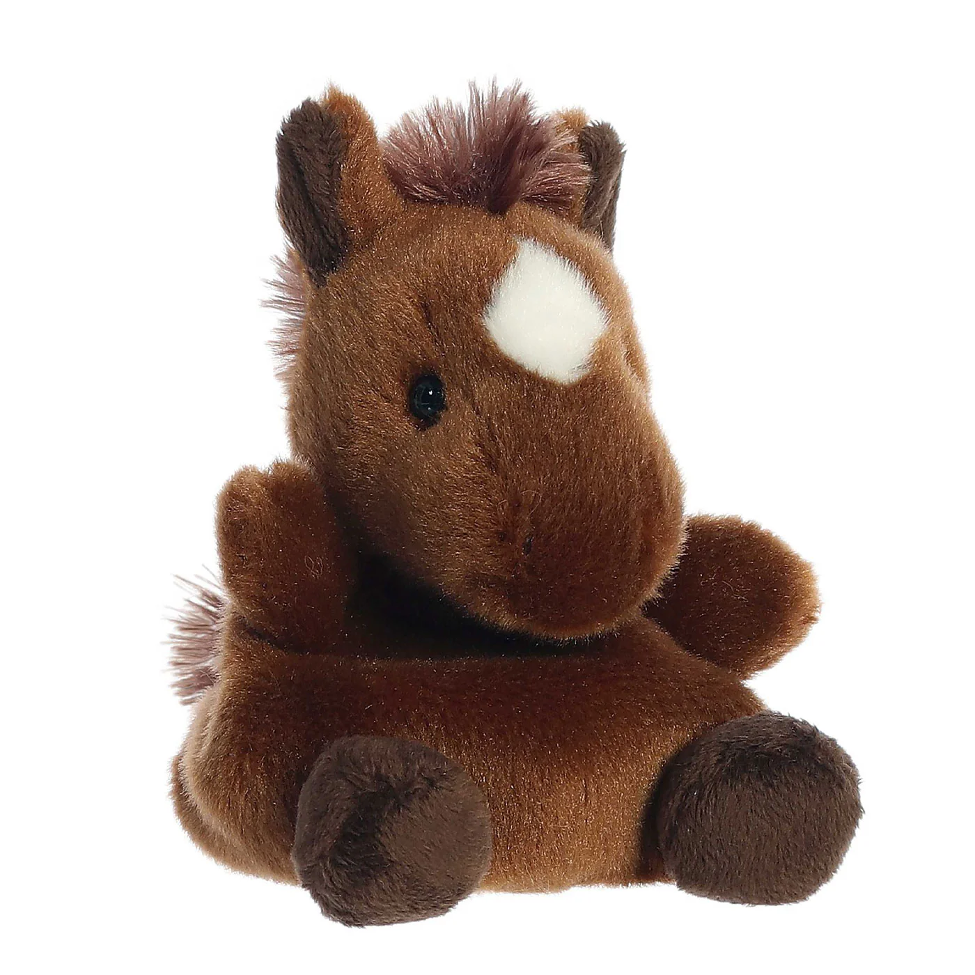 Aurora Palm Pals Truffle Brown Horse Plush 12 cm - Image 2