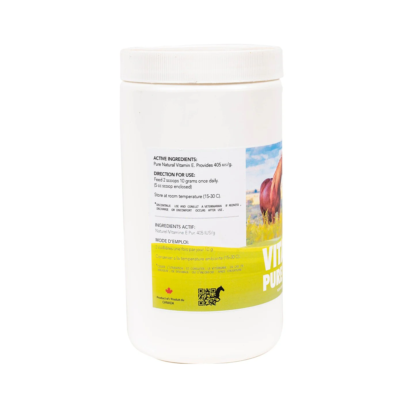 Basic Equine Nutrition Vitamin E Natural Pure 500 g - Image 3