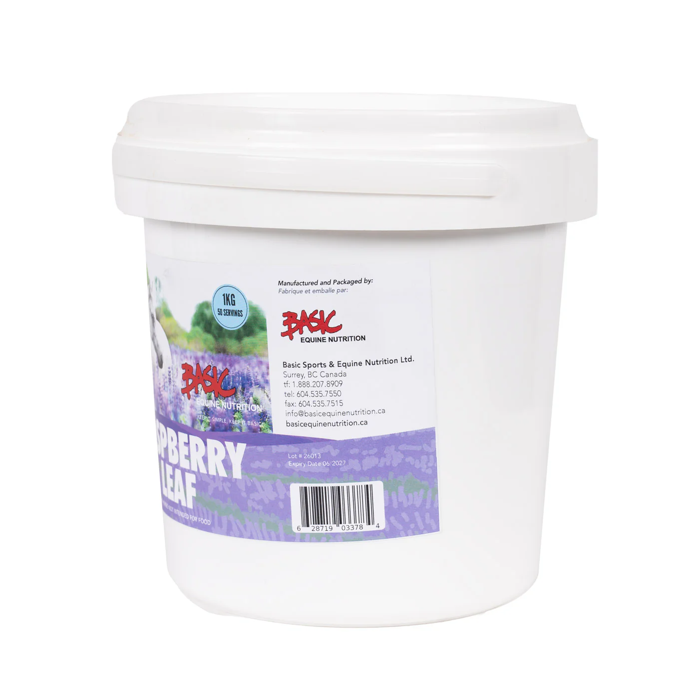 Basic Equine Nutrition Raspberry Leaf 1 kg - Image 2