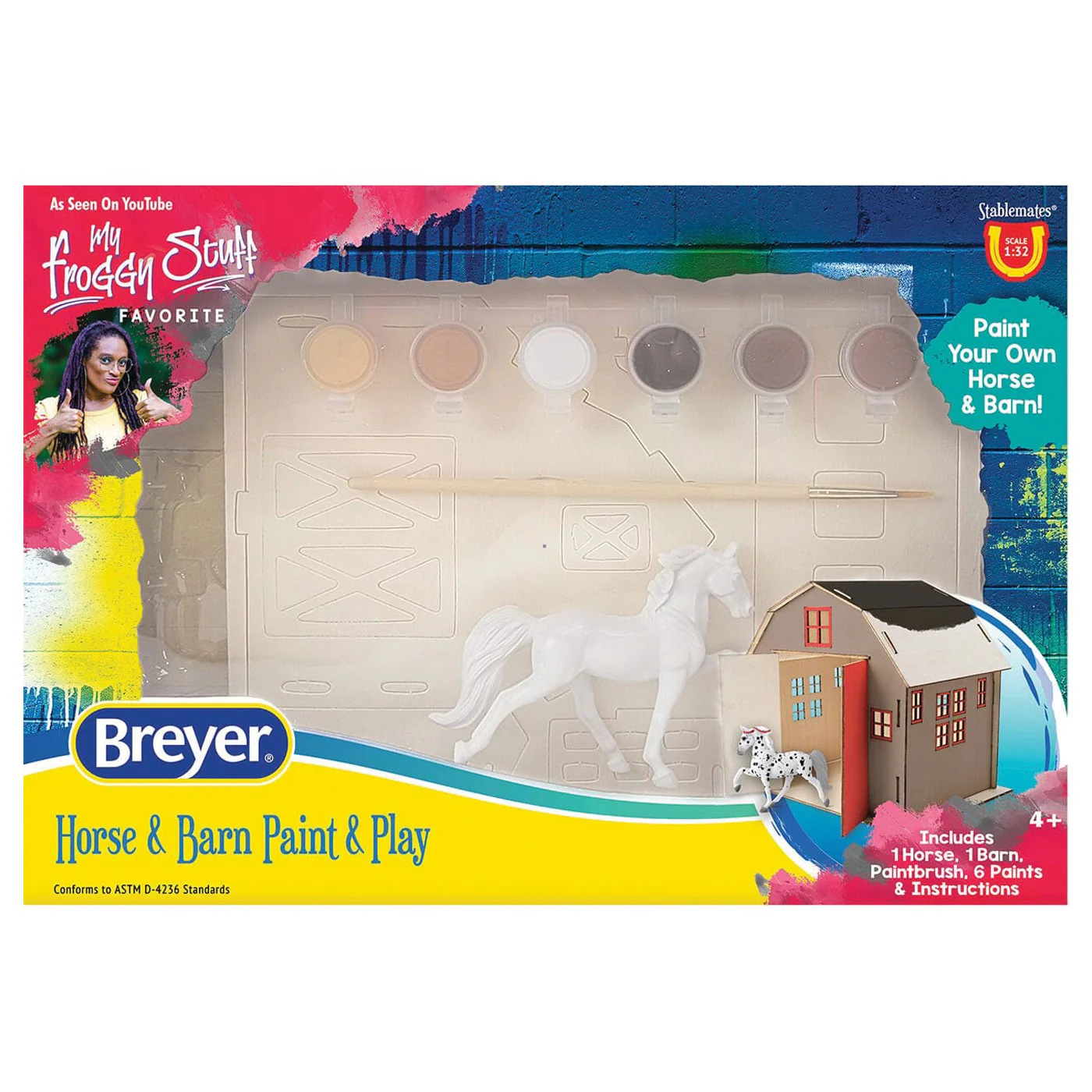 Breyer Craft Horse & Barn Paint & Play - Image 3