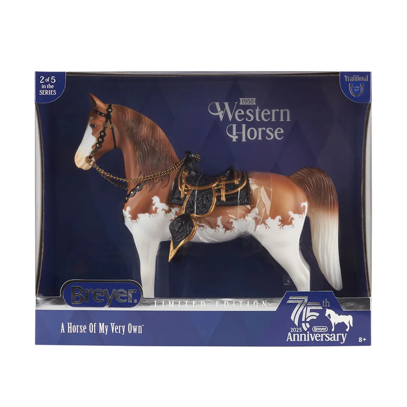 Breyer Traditional 75th Anniversary Western Horse - Image 2