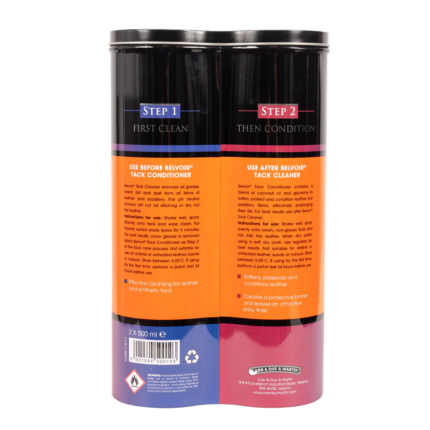 Carr & Day & Martin Belvoir Leather Care Duo Tin - Image 2