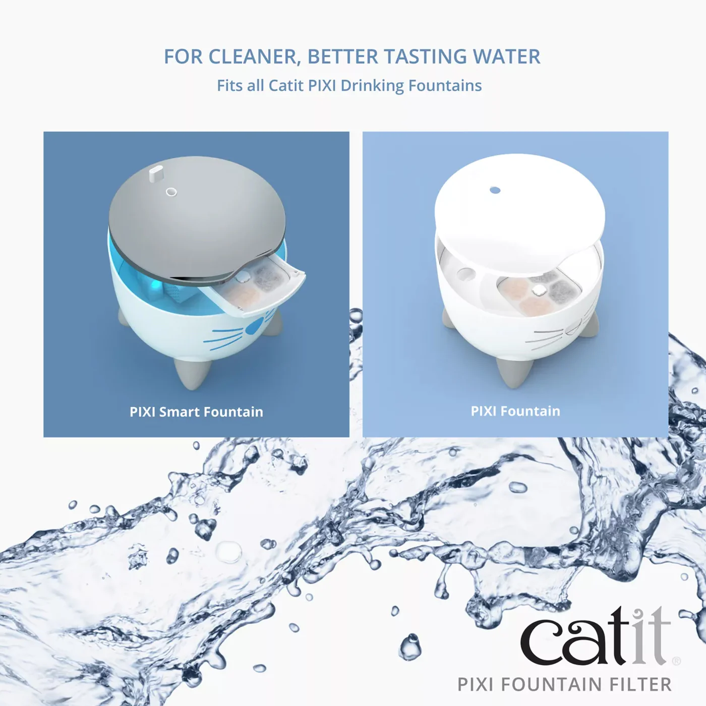 Catit Pixi Fountain Cartridge - 3 Pack - Image 2