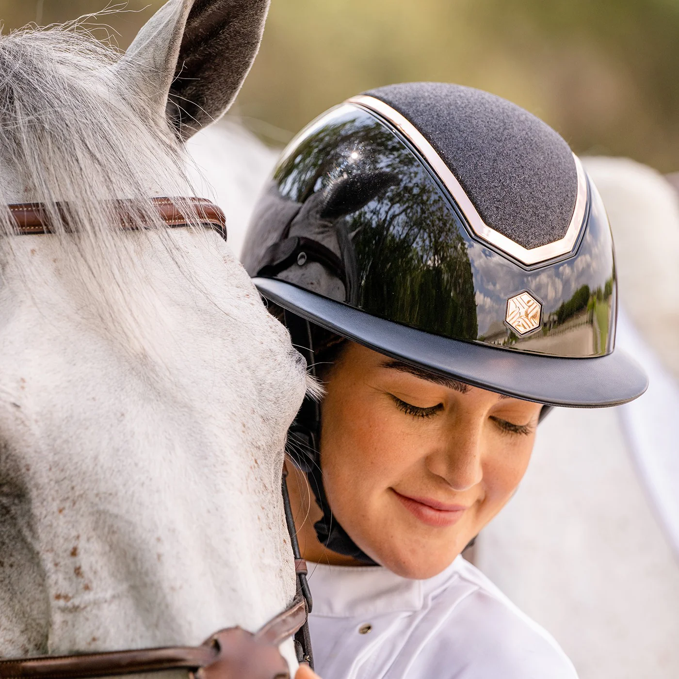 Charles Owen Kylo Wide Brim Helmet - Image 12
