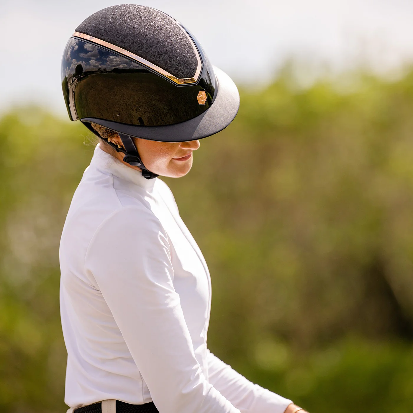 Charles Owen Kylo Wide Brim Helmet - Image 13