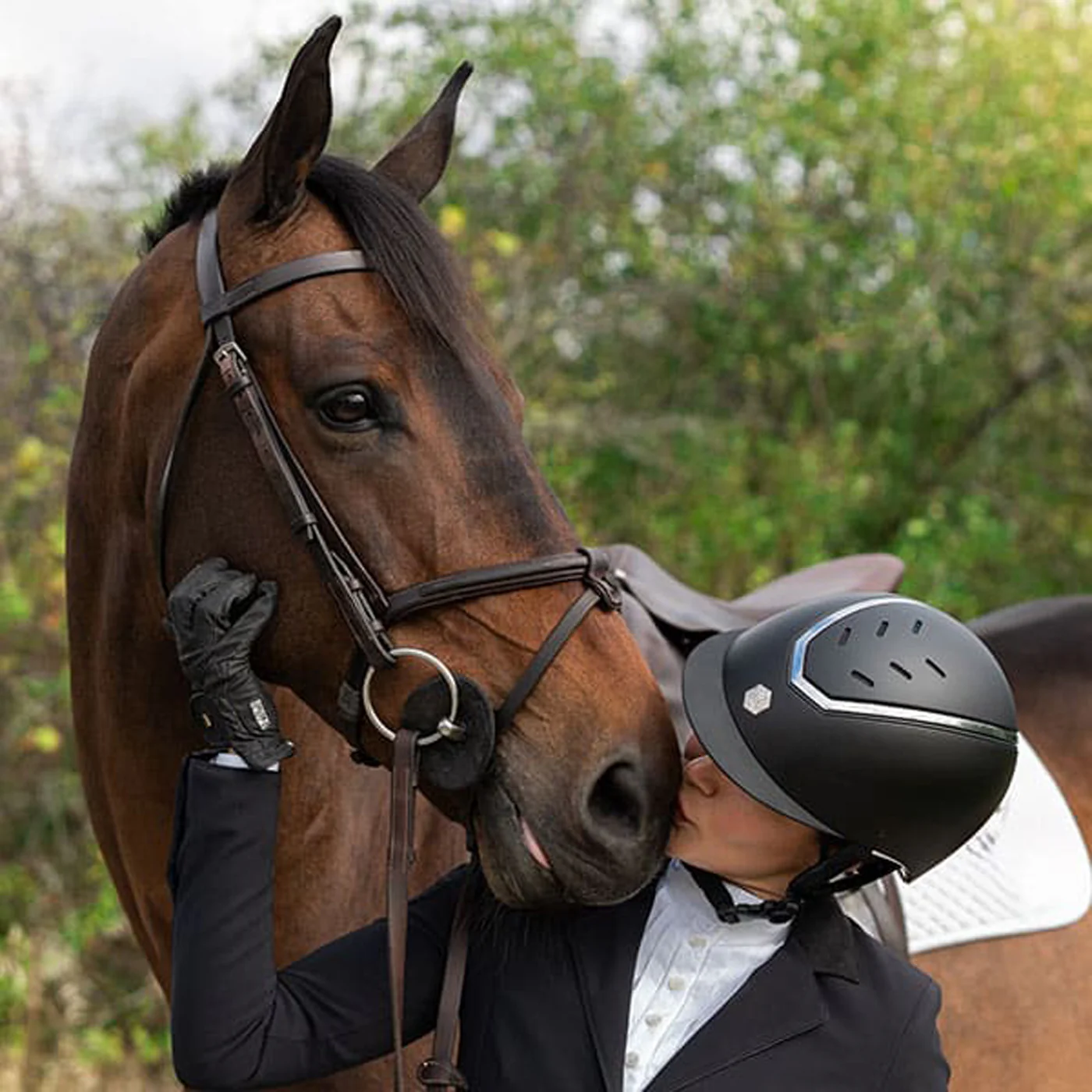 Charles Owen Kylo Wide Brim Helmet - Image 24