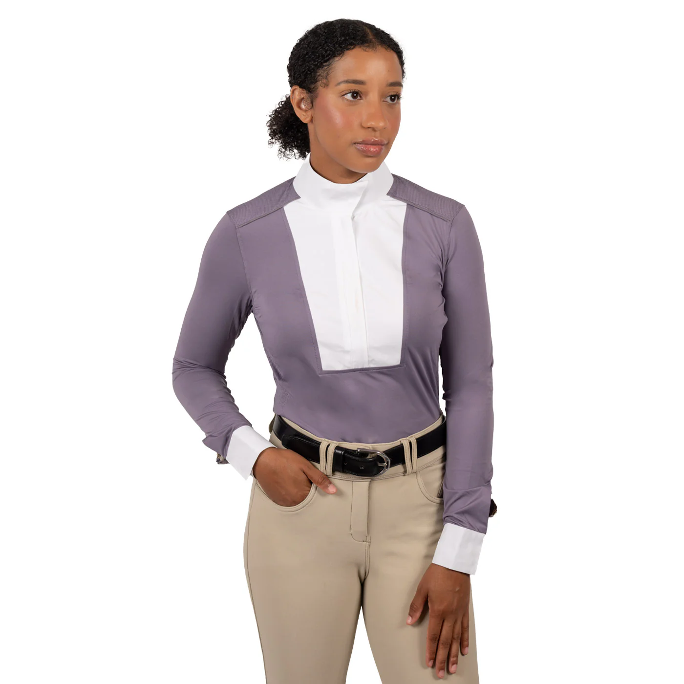 Chestnut Bay SkyCool Liberty Long Sleeve Show Shirt - Image 4
