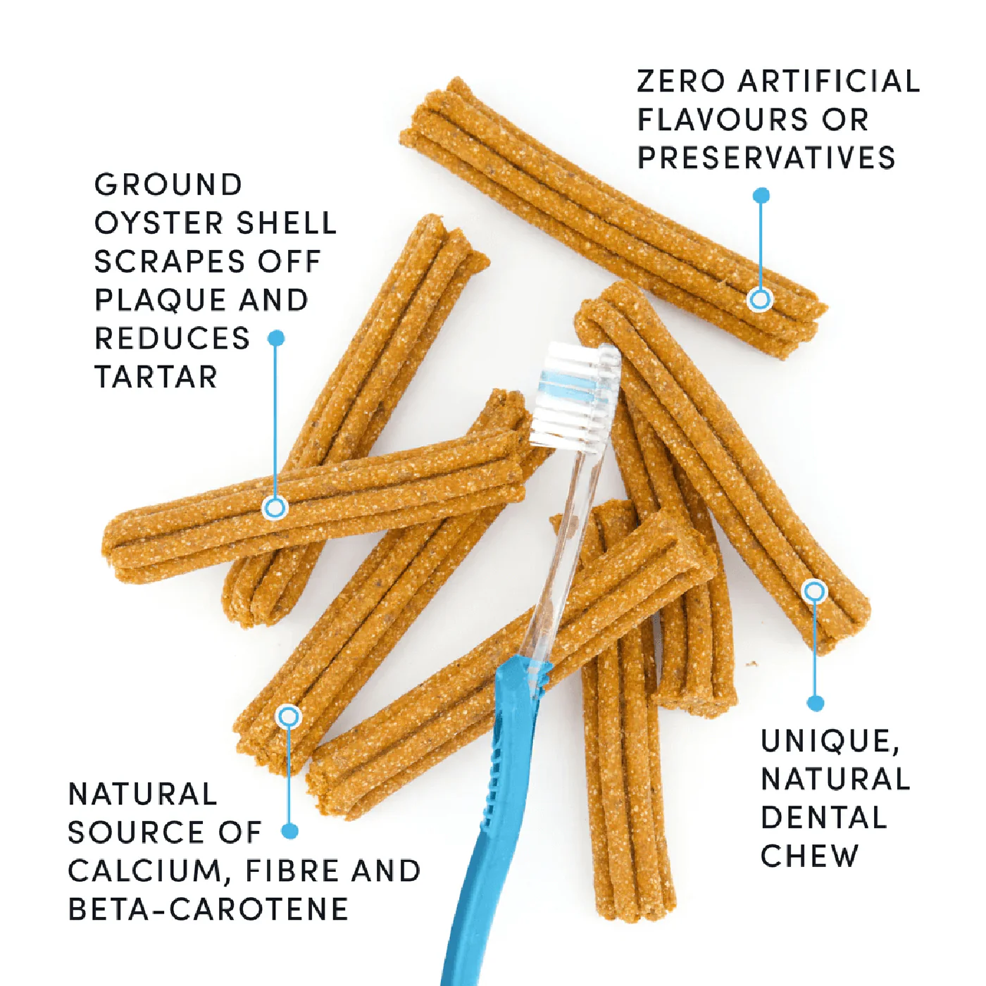 Crumps Plaque Busters Pumpkin Spice Dog Chews 18 cm - Image 3