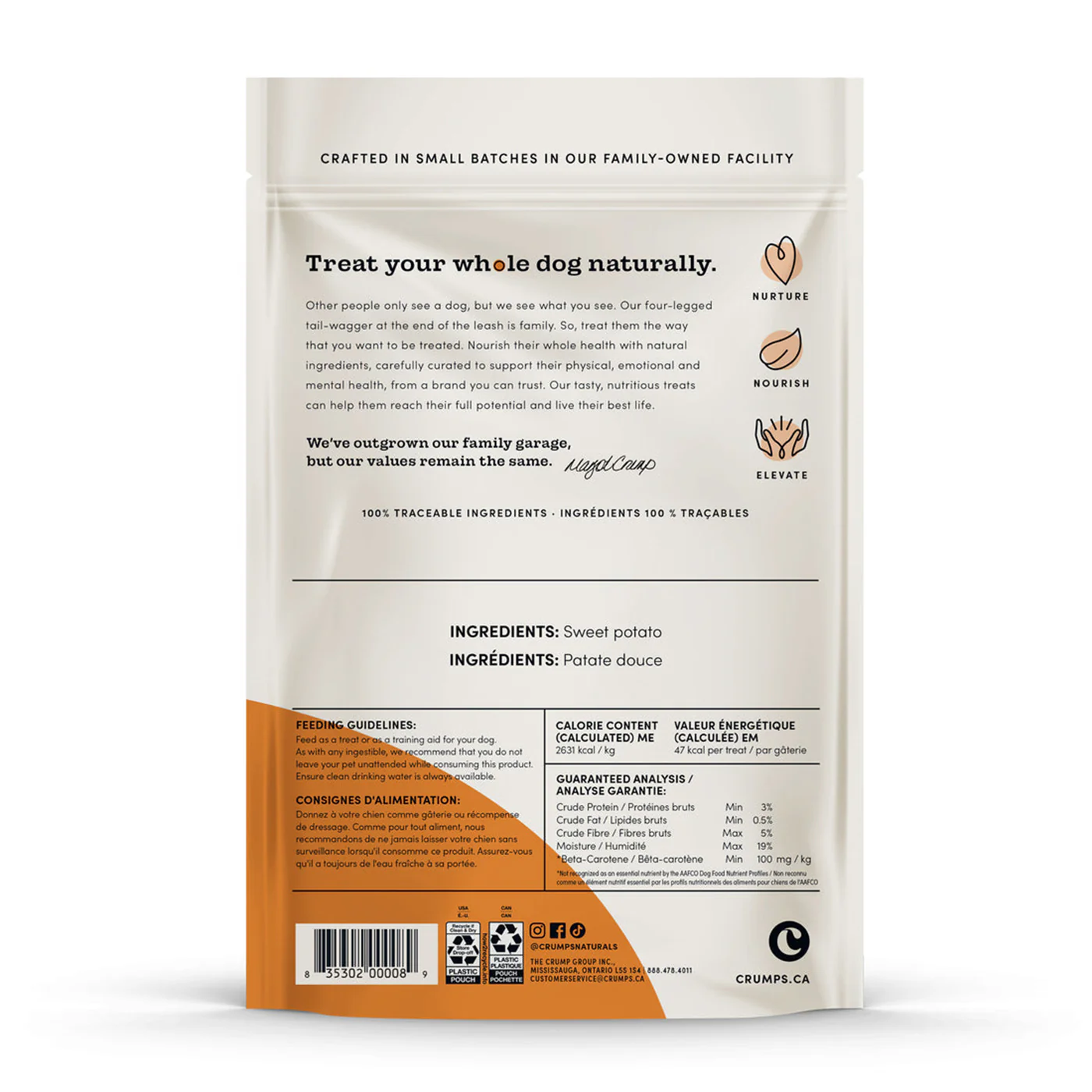 Crumps Sweet Potato Chews 330 g - Image 2