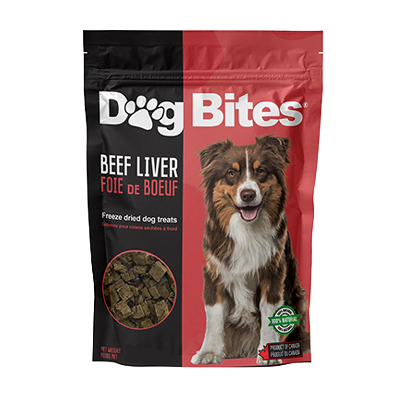 Dog Bites Freeze Dried Beef Liver Dog Treats 908 g