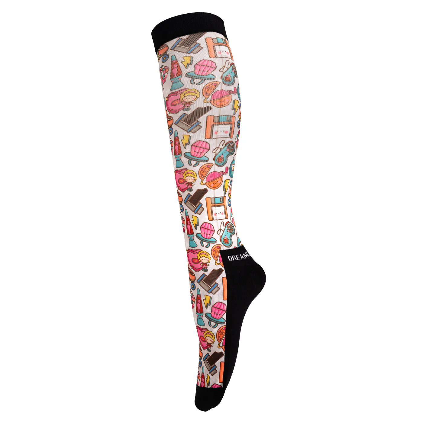 Dreamers & Schemers Old School Toys Boot Socks