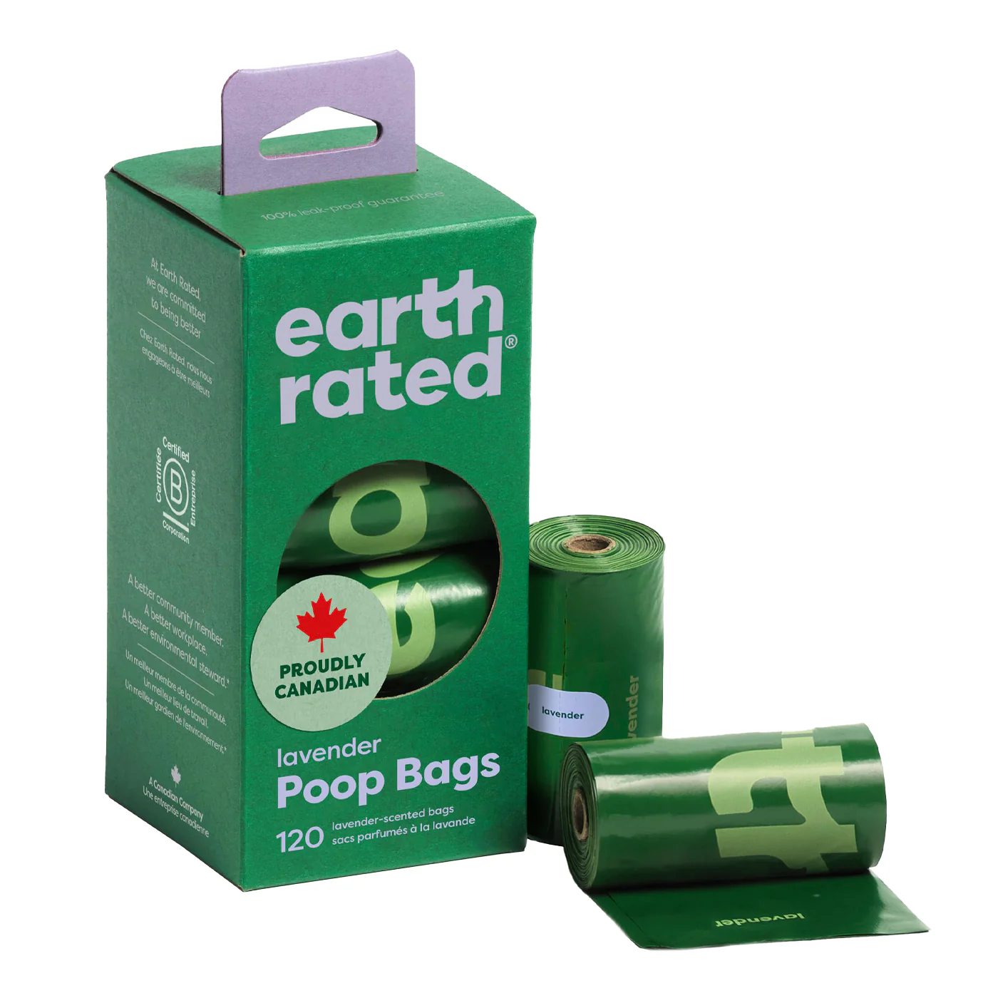 Earth Rated Lavender Refill Rolls - 120 Bags