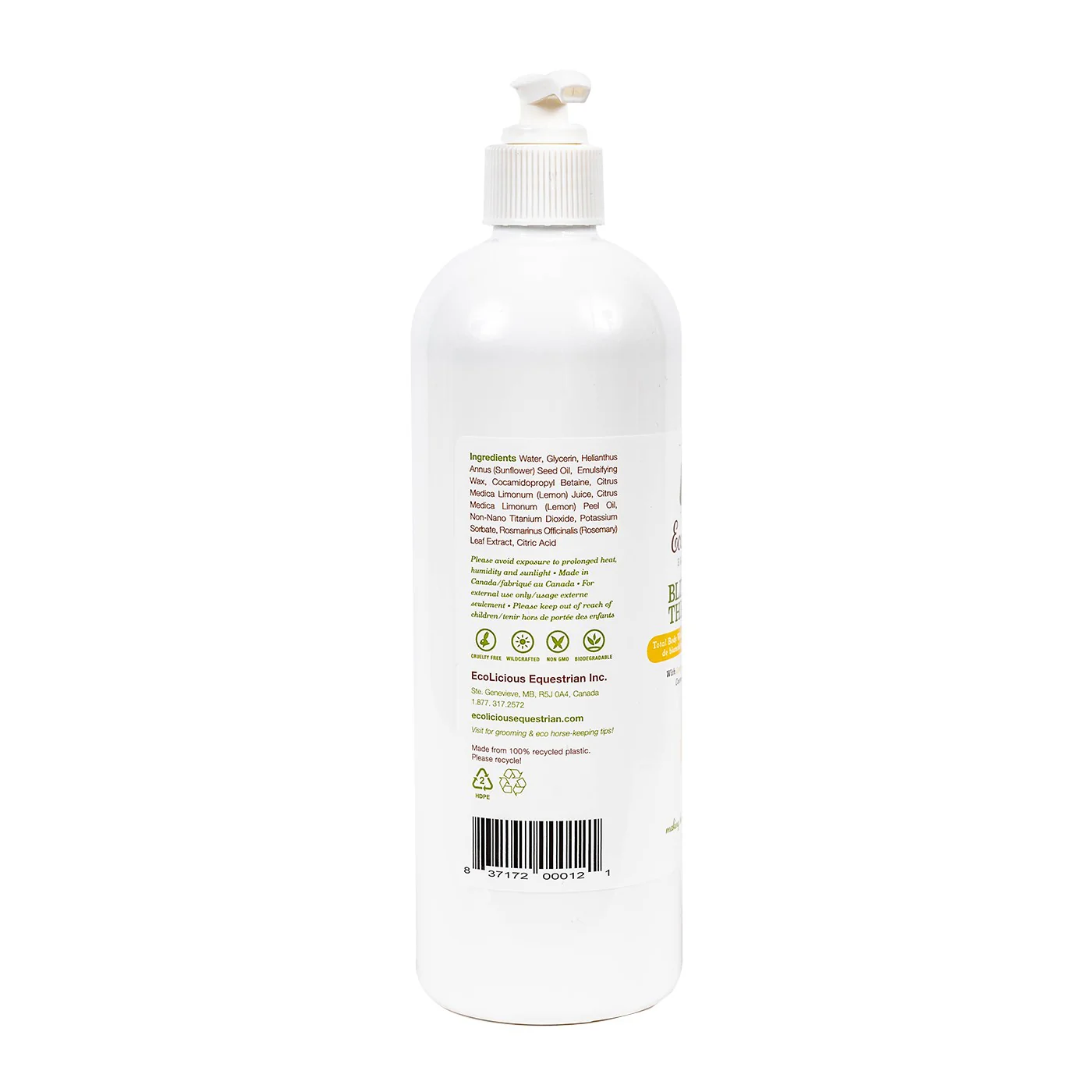 EcoLicious Blinded By The White Shampoo 472 mL - Image 3