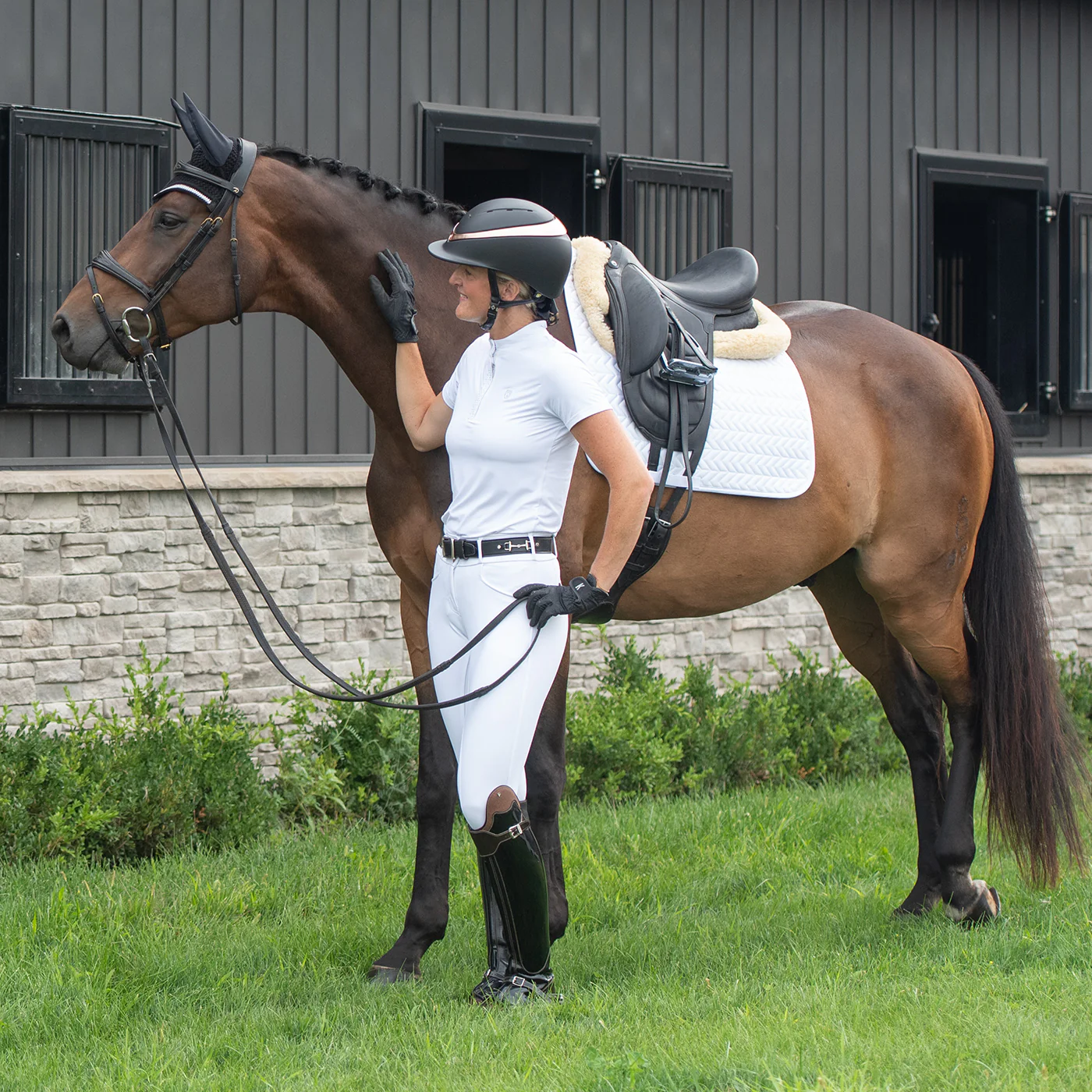 Elation Diamond Gramercy Full Seat Show Breech - Image 11