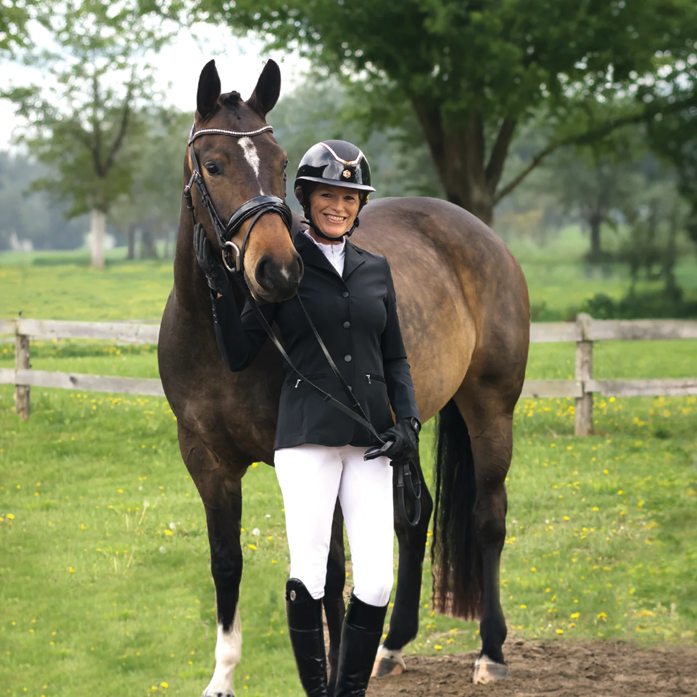 Elation Diamond Gramercy Full Seat Show Breech - Image 9