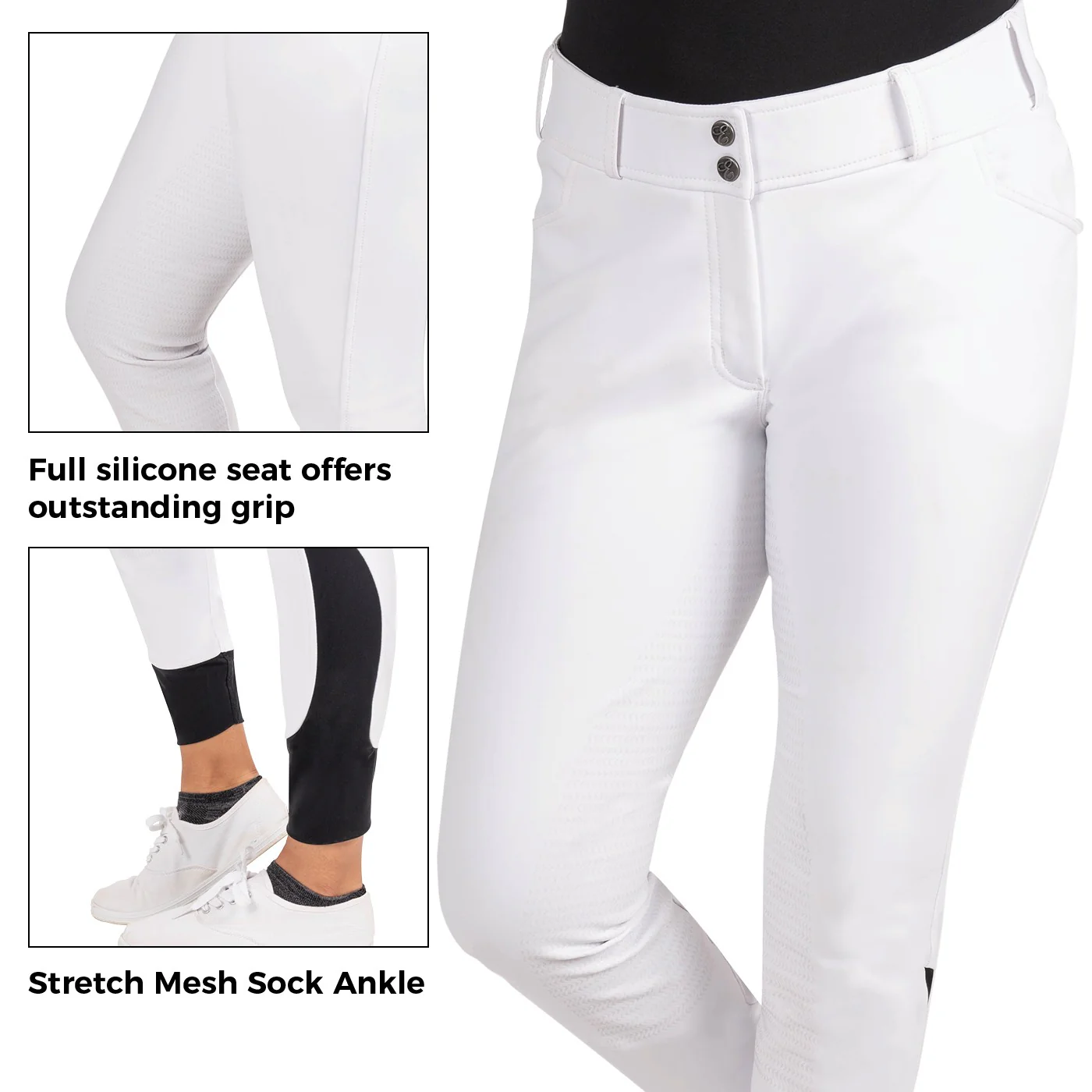 Elation Diamond London Full Seat Breech - Image 3