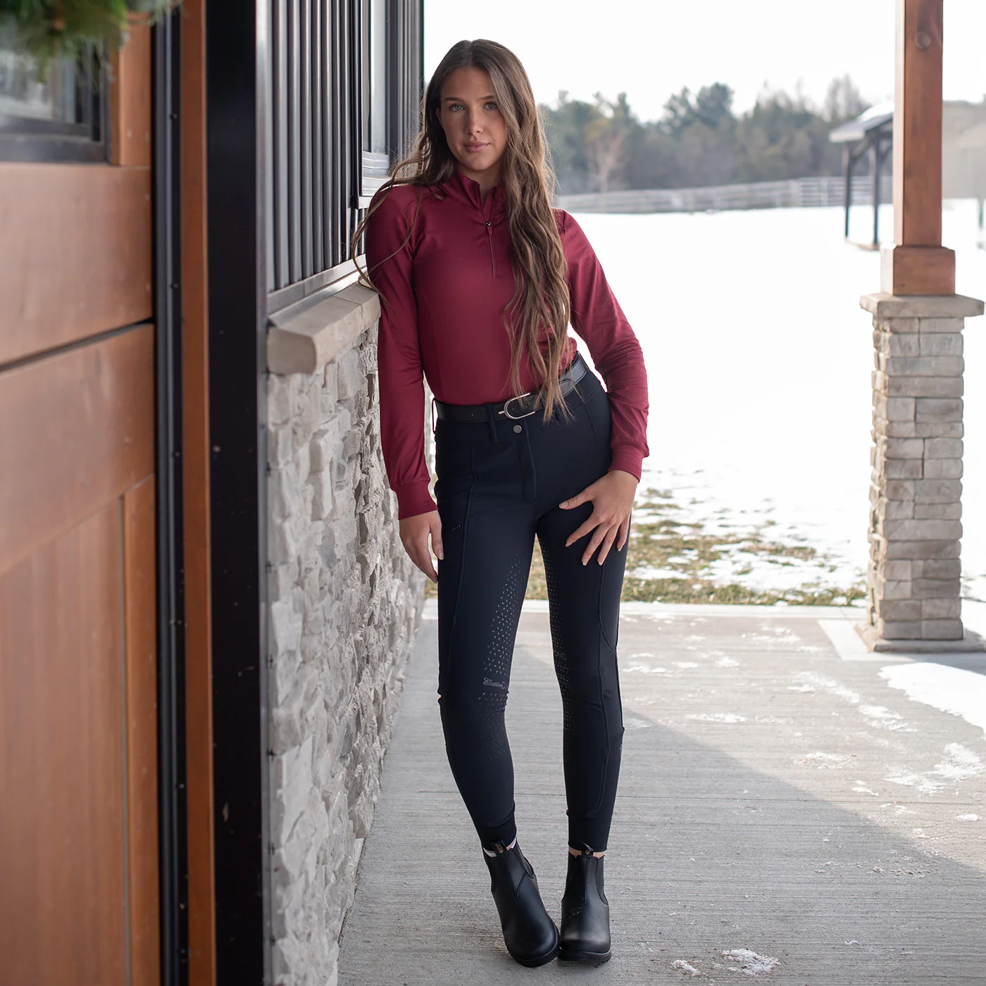 Elation Diamond Lucien Full Seat Winter Breech - Image 9