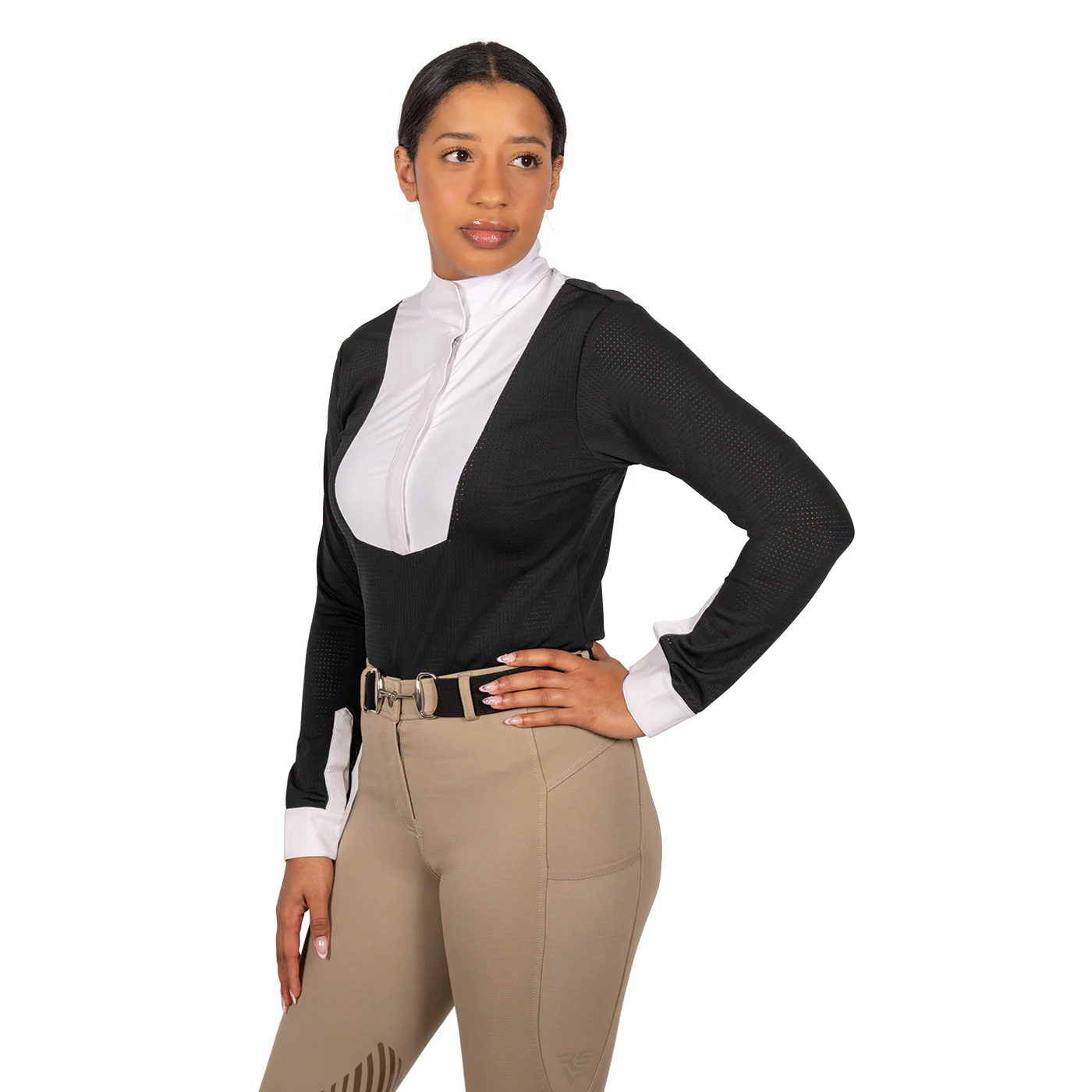 Elation Platinum Bellagio Bib Long Sleeve Show Shirt - Image 10