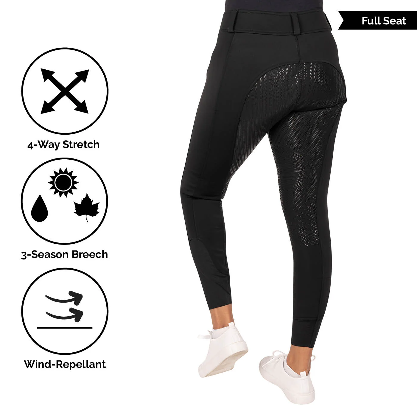 Elation Platinum Fulton Full Seat Winter Breech - Image 2