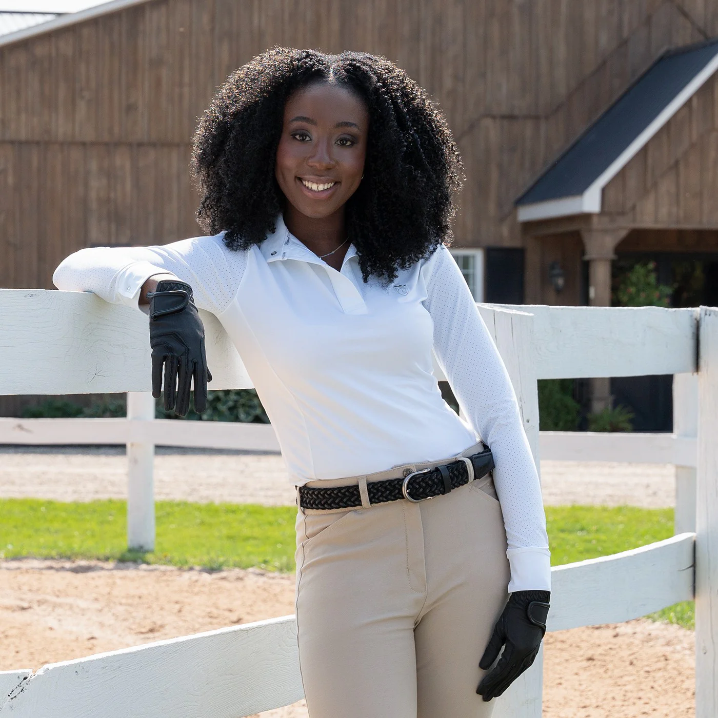 Elation Platinum Grace 2.0 Long Sleeve Show Shirt - Image 6