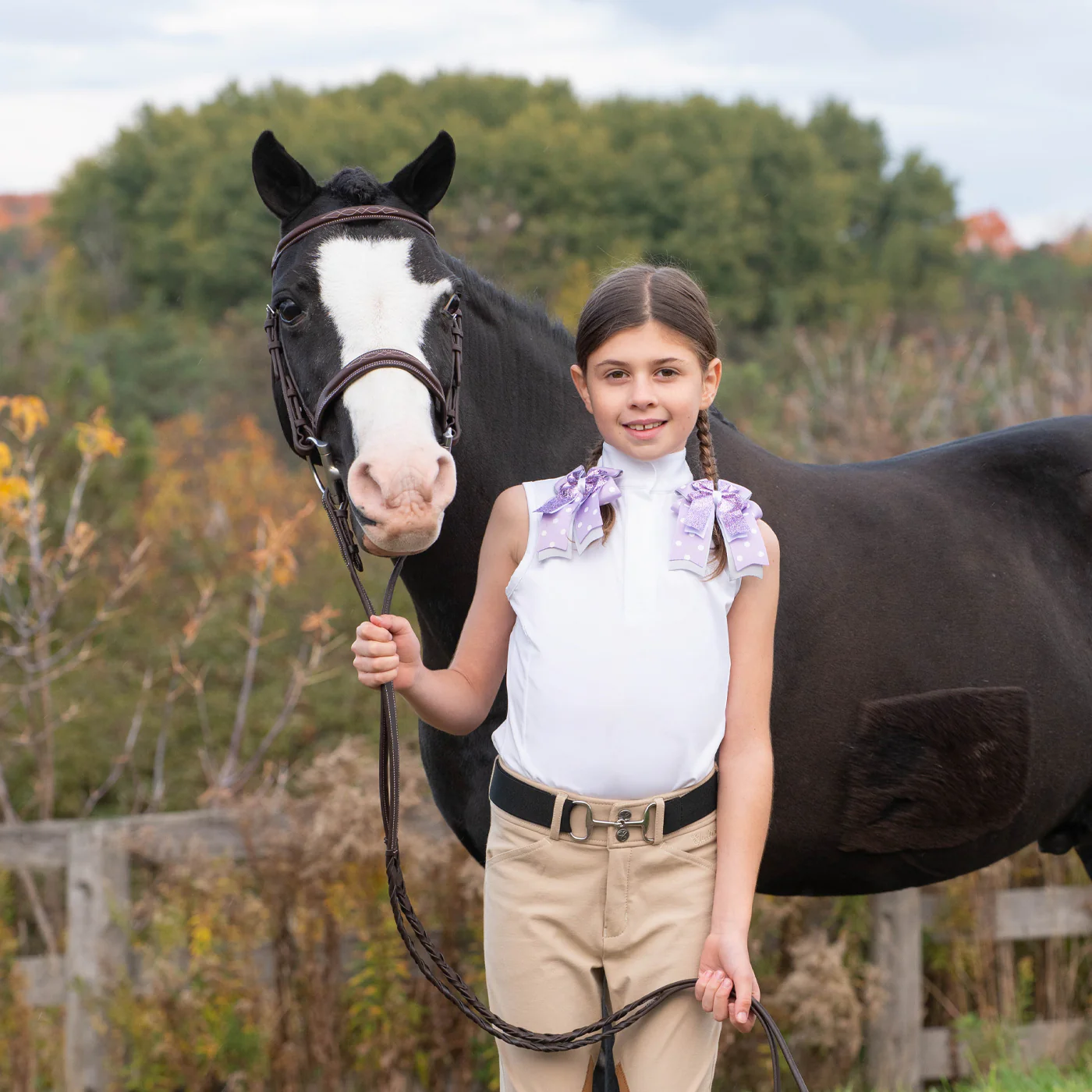 Elation Platinum Grace Sleeveless Show Shirt - Kids'