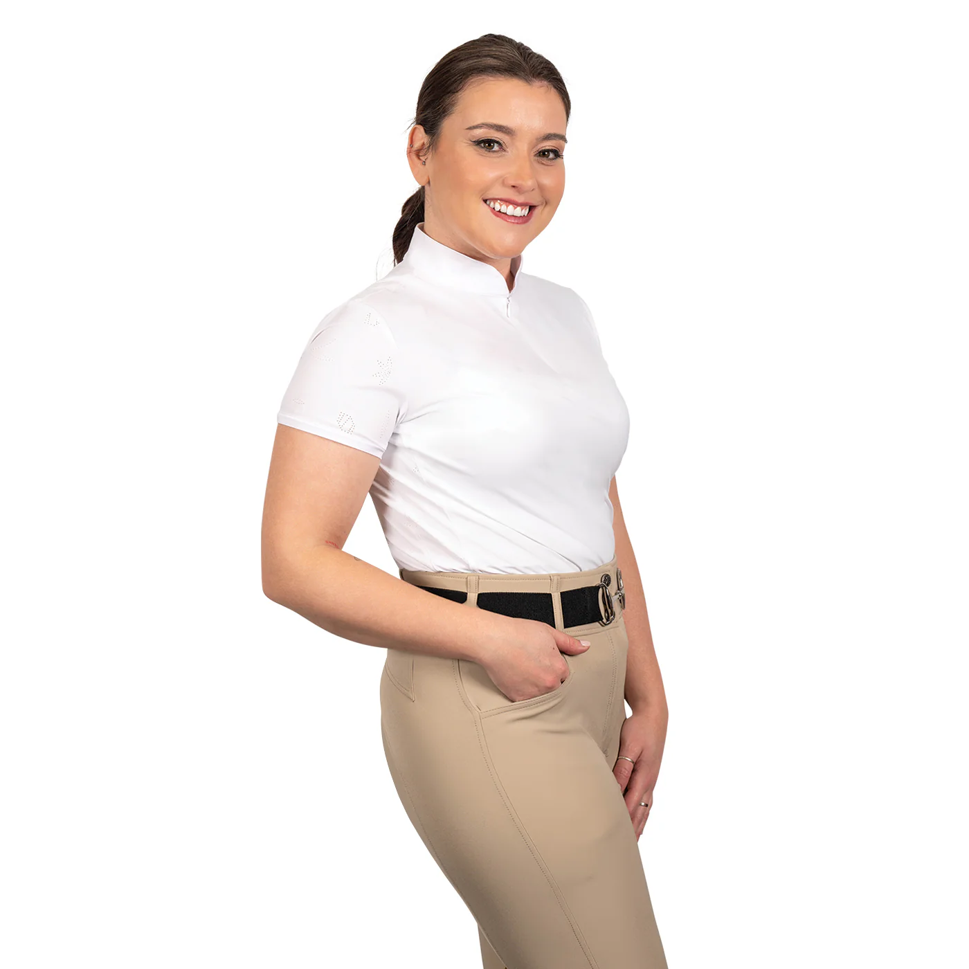 Elation Platinum Stefania Short Sleeve Show Shirt