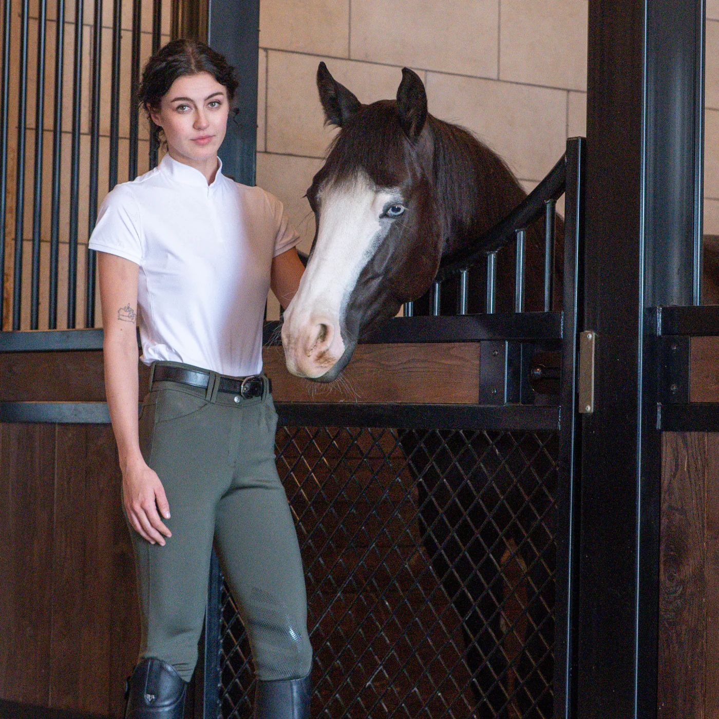 Elation Platinum Stefania Short Sleeve Show Shirt - Image 7