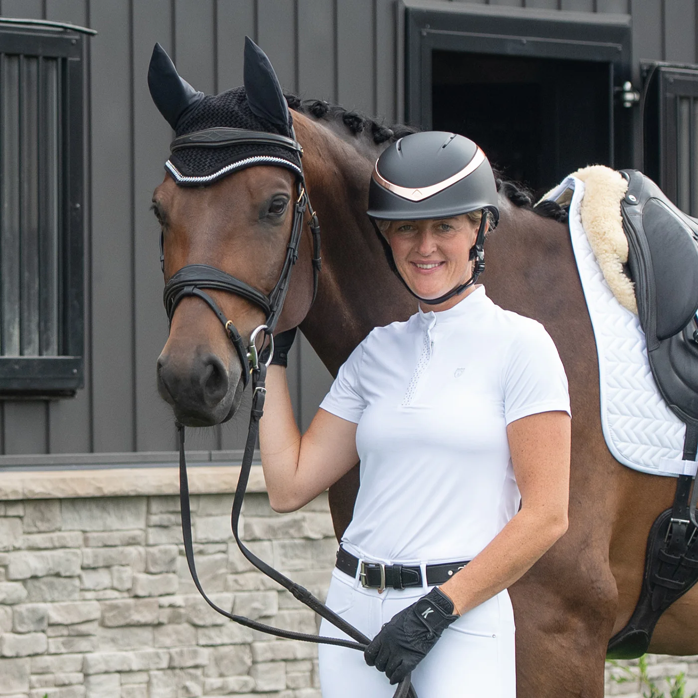 Elation Platinum Vittoria Short Sleeve Show Shirt - Image 9