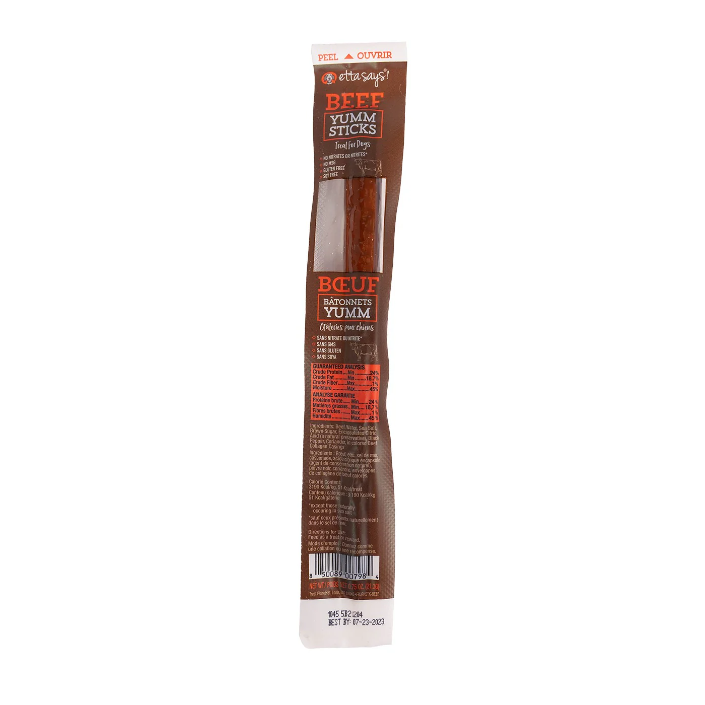 Etta Says! Yumm Beef Stick Dog Chew 21 g