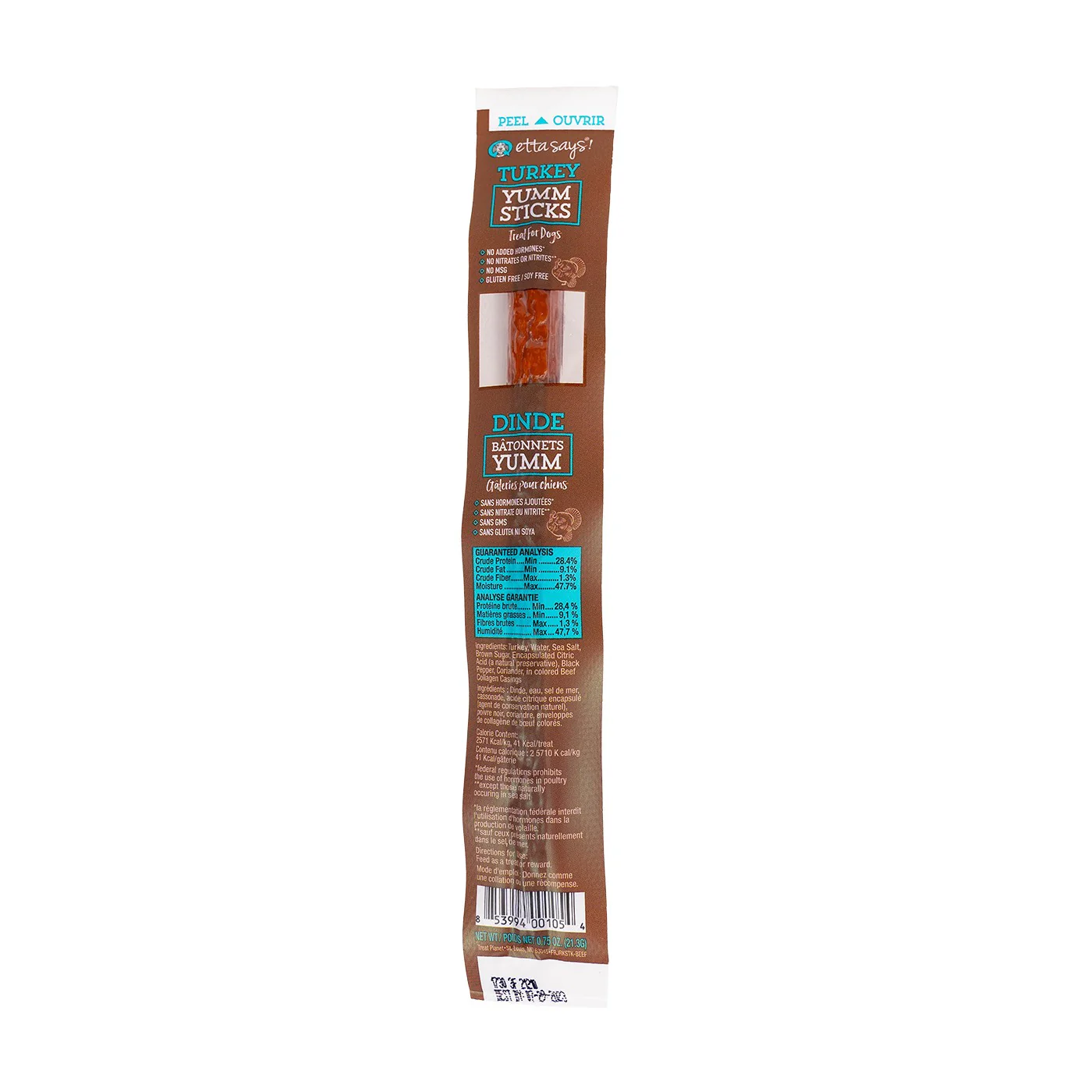Etta Says! Yumm Turkey Stick Dog Chew 21 g