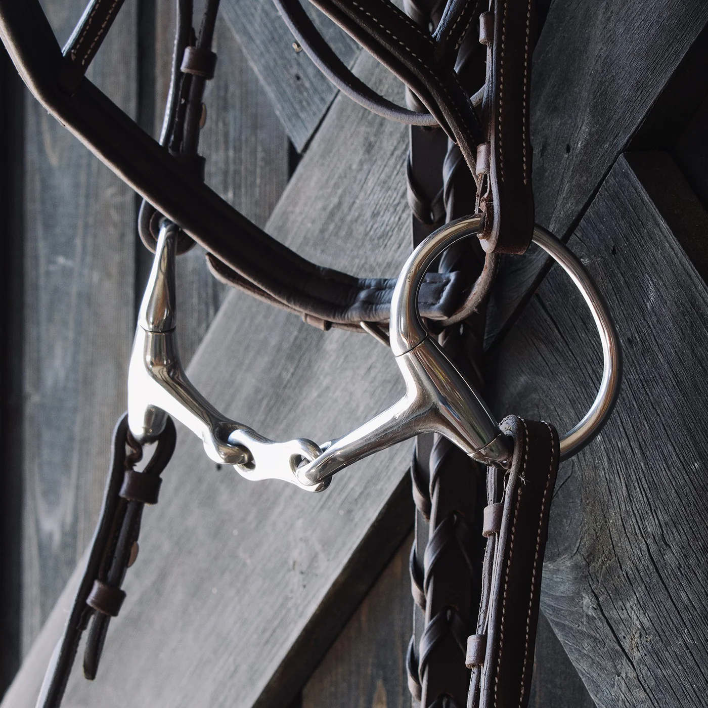 EvoEq Eggbutt French Link Snaffle Bit - Image 2