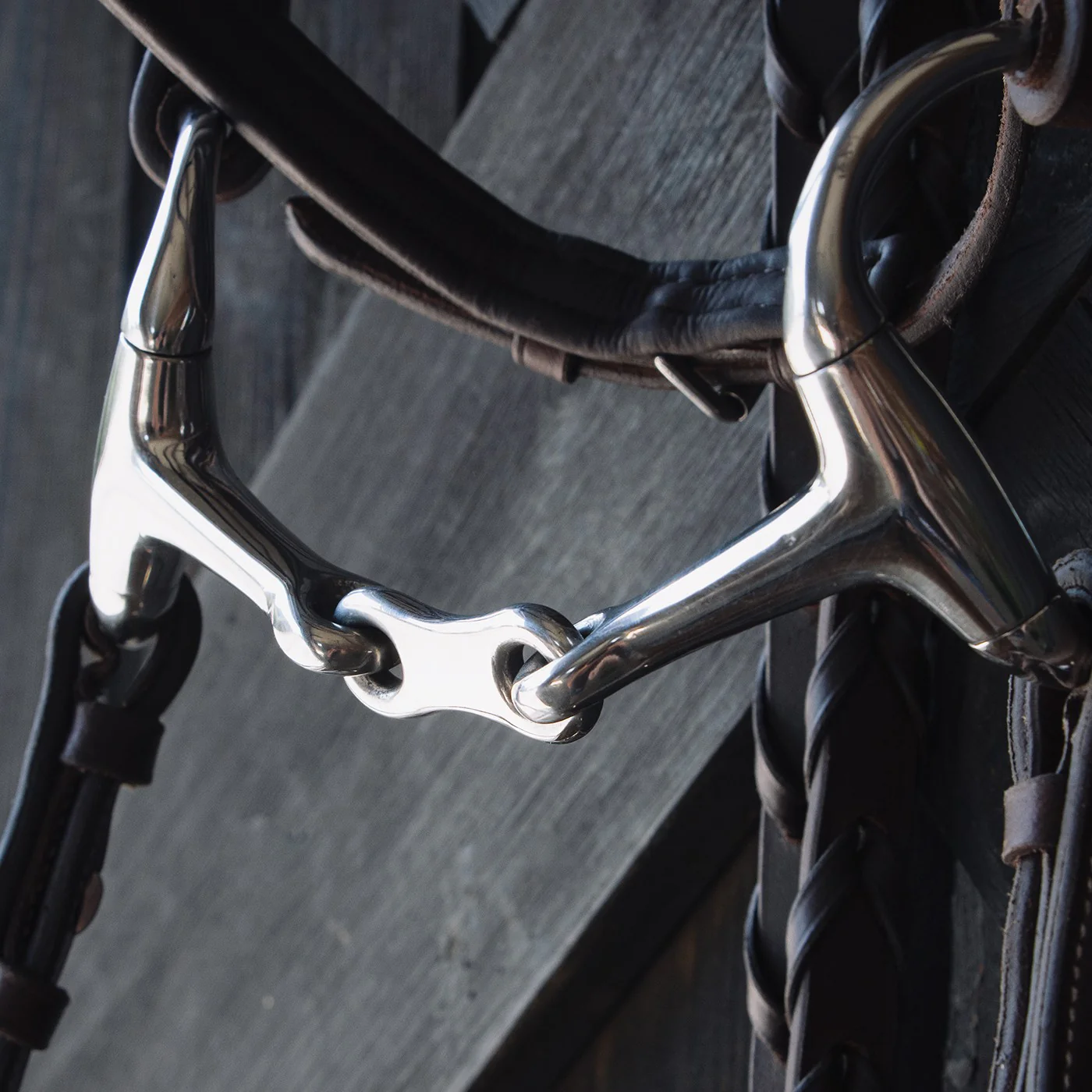 EvoEq Eggbutt French Link Snaffle Bit - Image 3