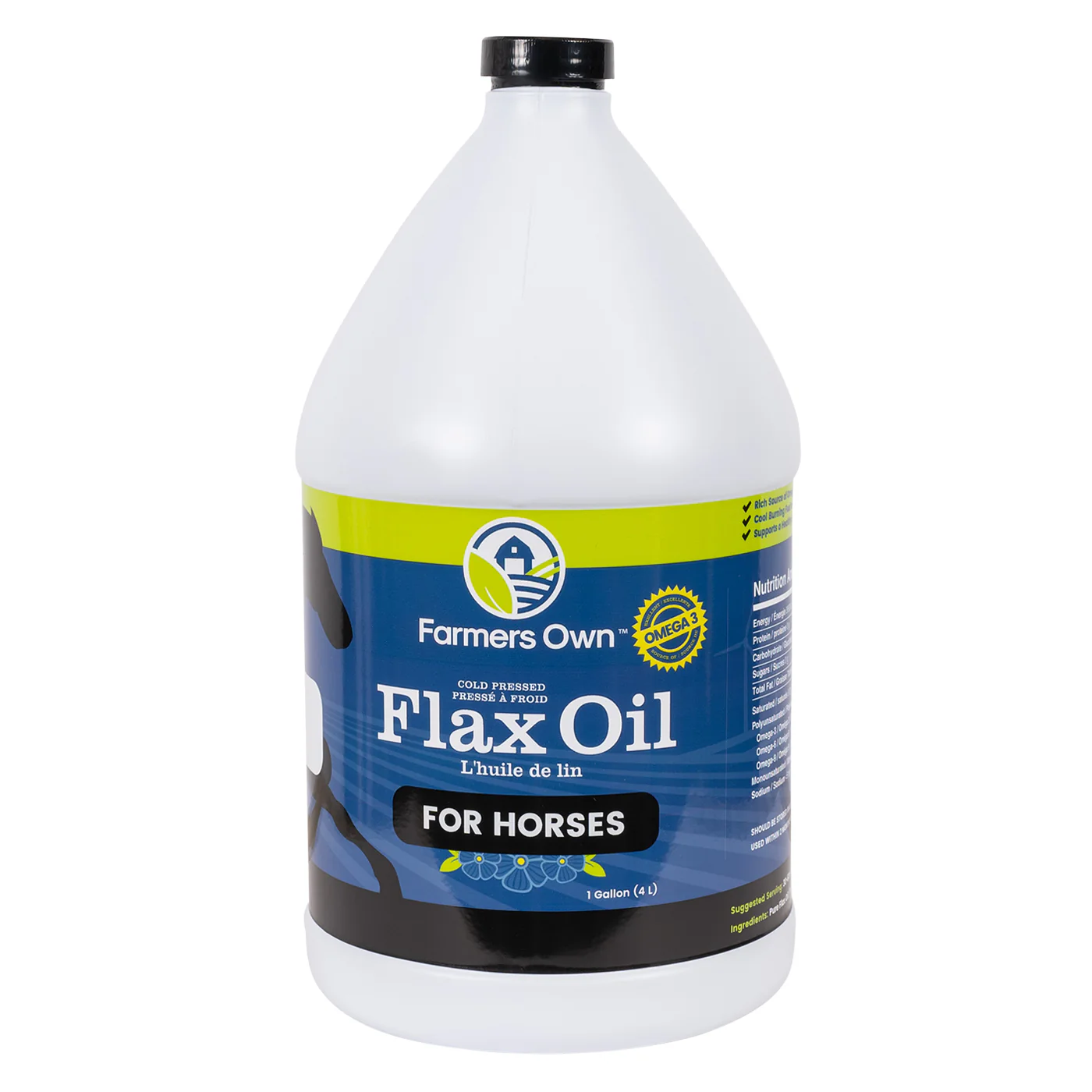 Farmers Own Flax Oil Horse Supplement 4 L