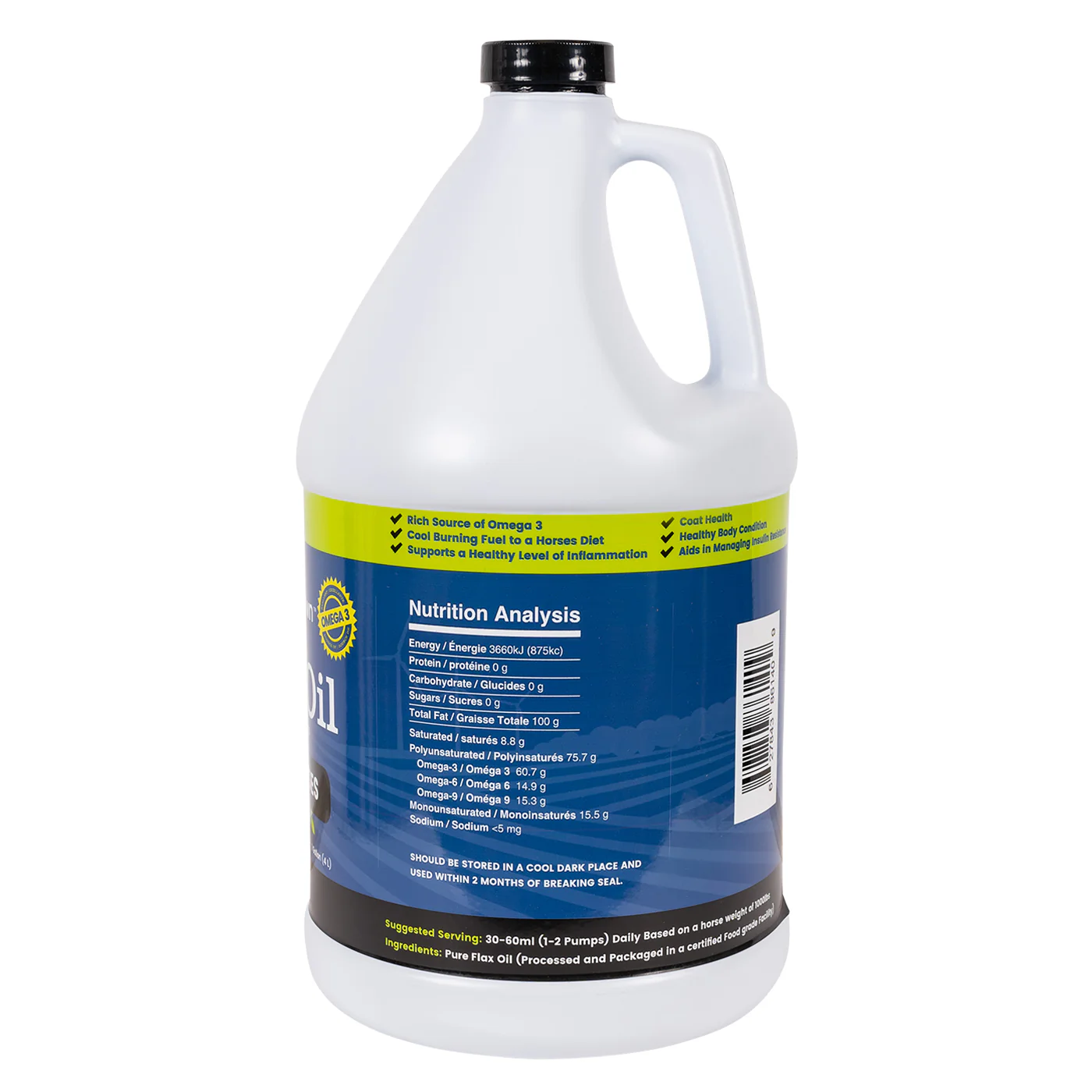 Farmers Own Flax Oil Horse Supplement 4 L - Image 2