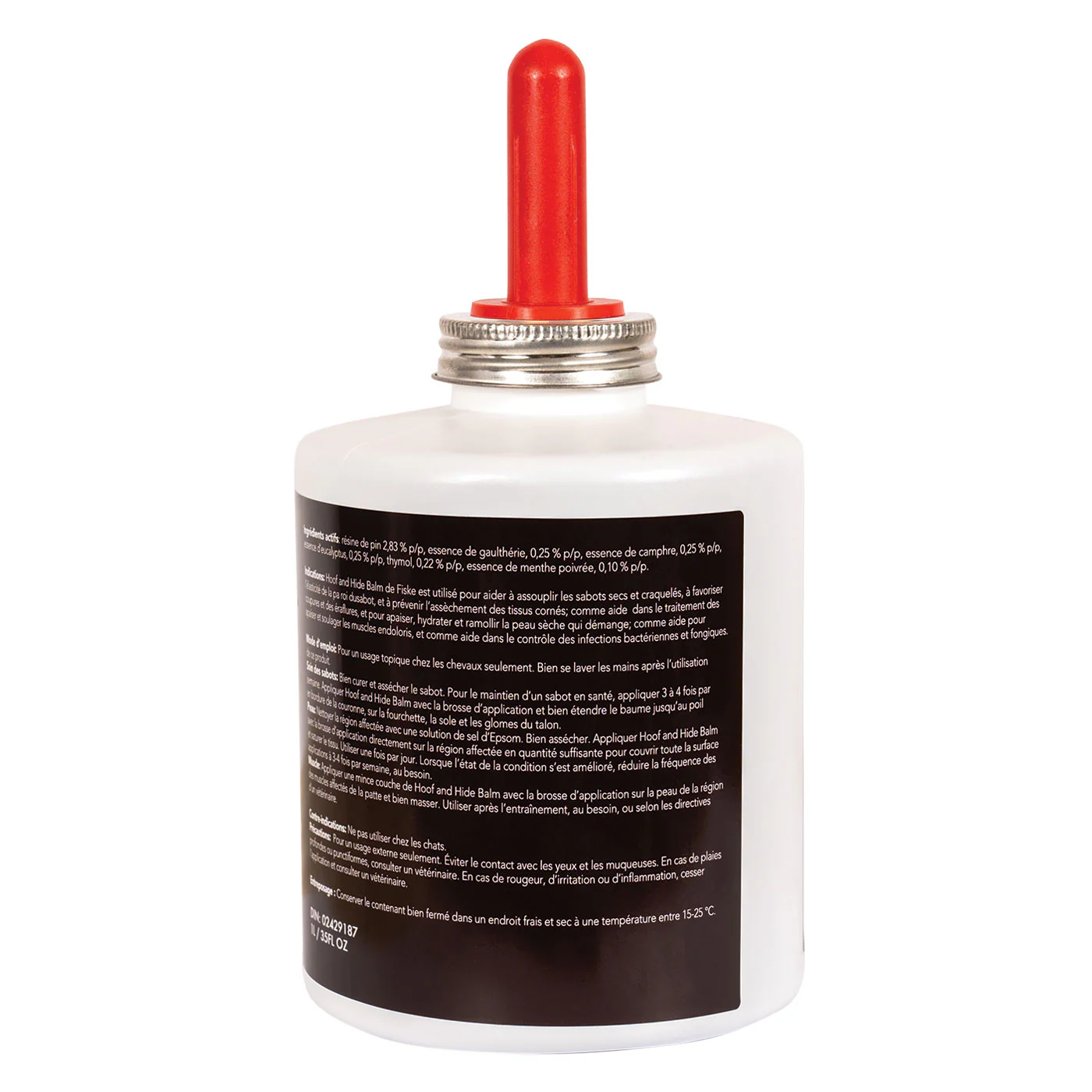 Fiske's Hoof & Hide Balm W/ Brush 1 L - Image 3