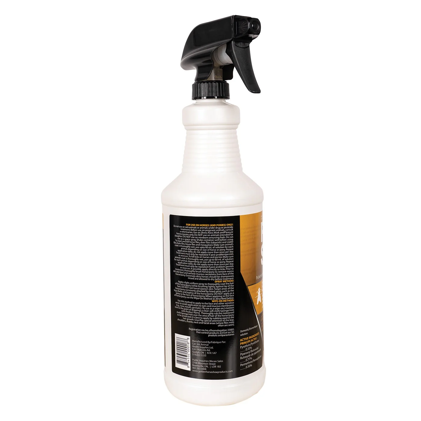 Golden Horseshoe Power Shield Fly Spray W/ Sprayer 1 L - Image 2