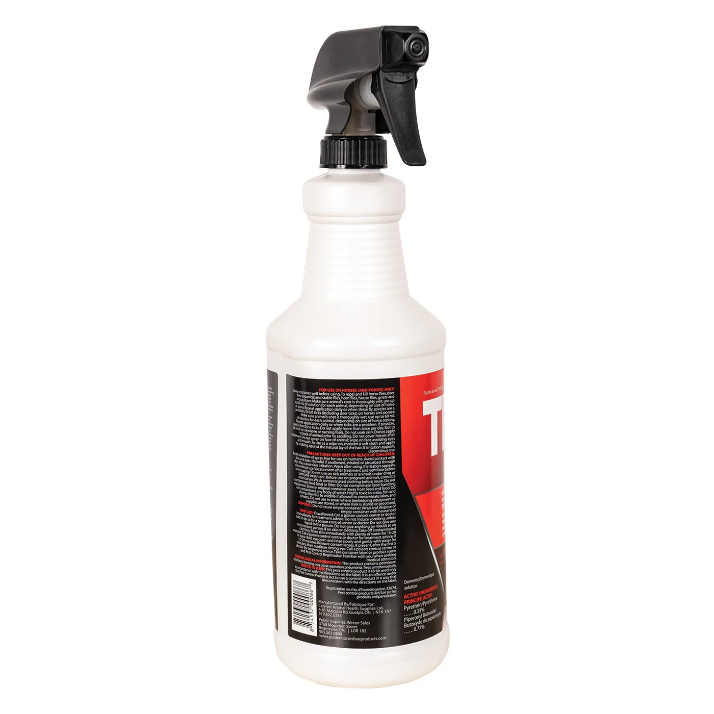 Golden Horseshoe Tick End Spray For Horses 1 L - Image 3