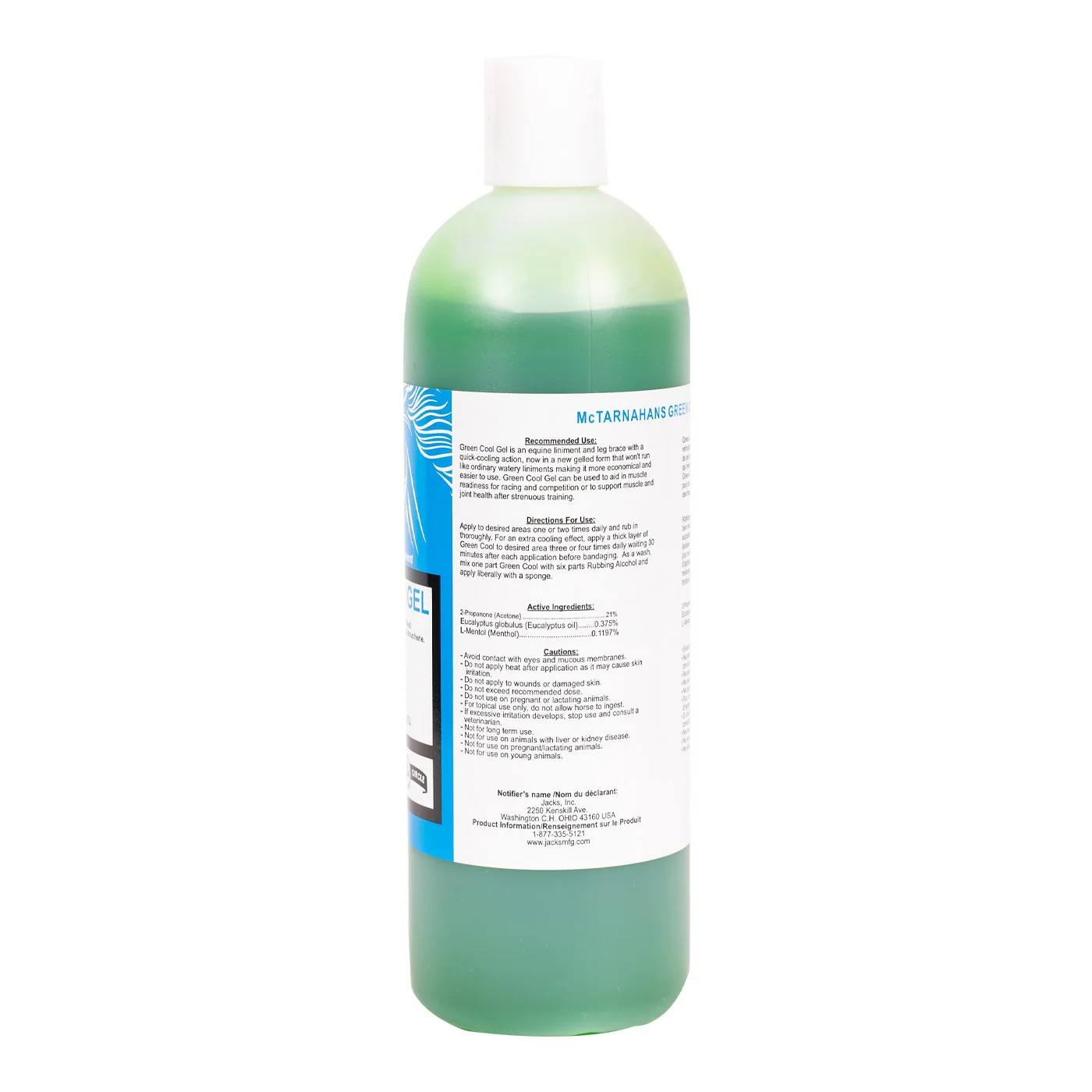 McTarnahans Green Cool Gel 473 mL - Image 2